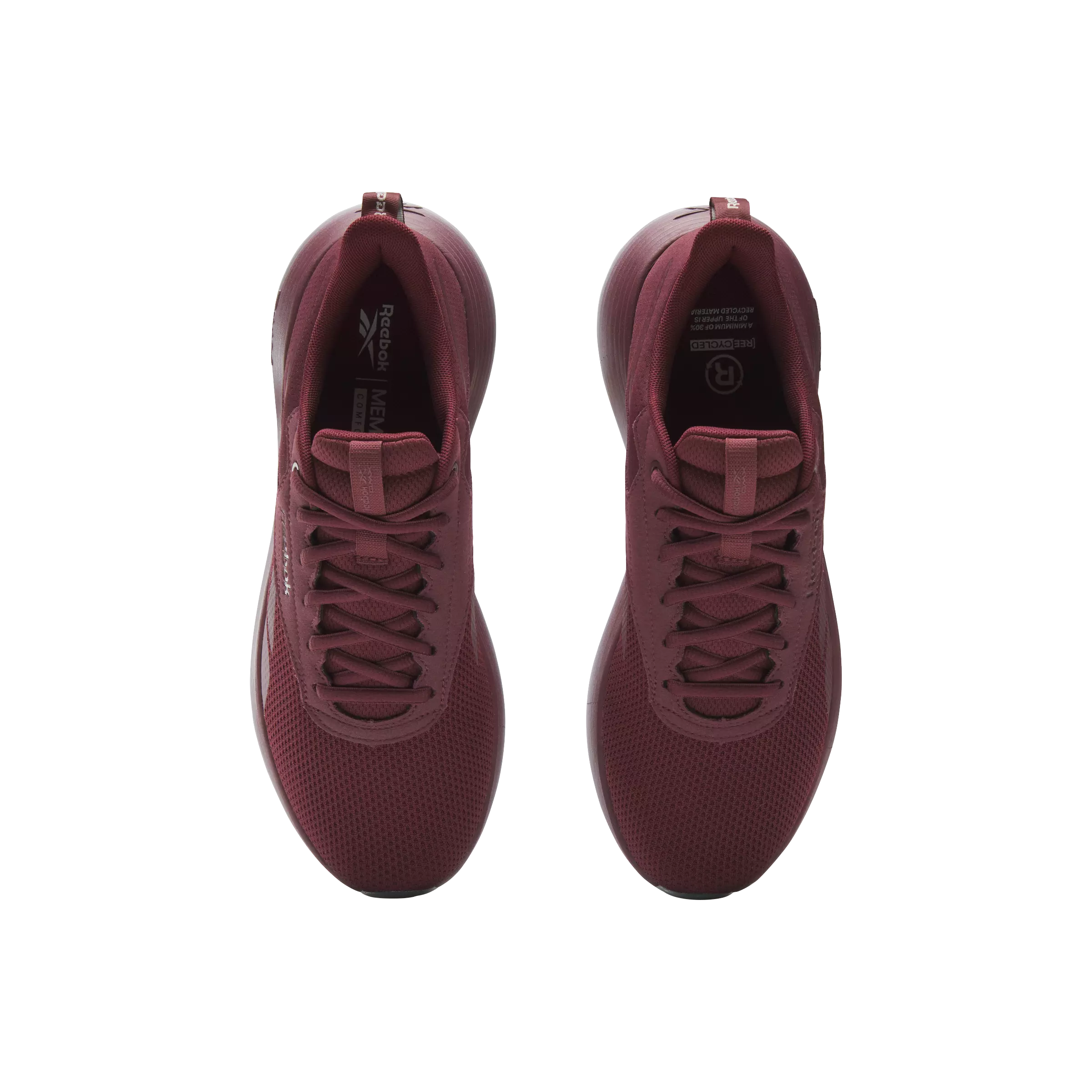 Reebok DMX Comfort + "Classic Maroon/Vintage Chalk/Feel Good Blue" Unisex Walking Shoe - MAROON/CHALK/BLUE