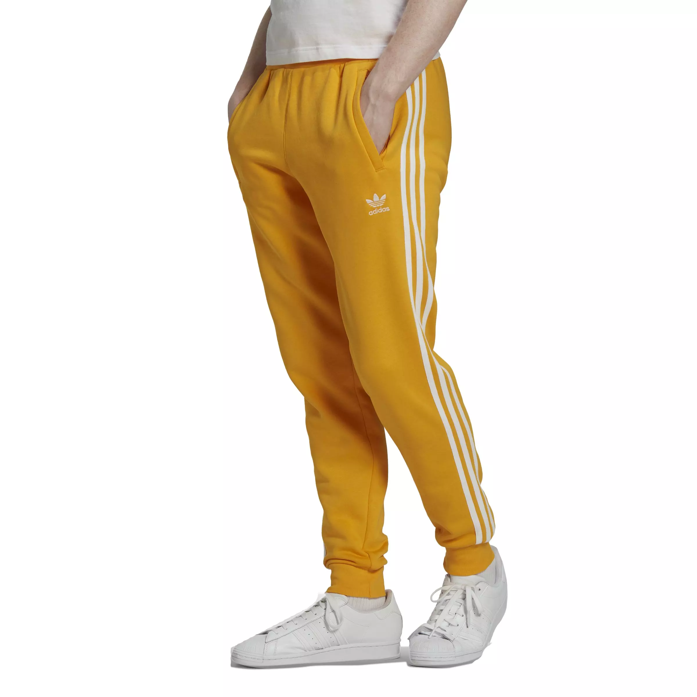 adidas Men's Originals Adicolor Classics 3-Stripes Joggers - Yellow - YELLOW