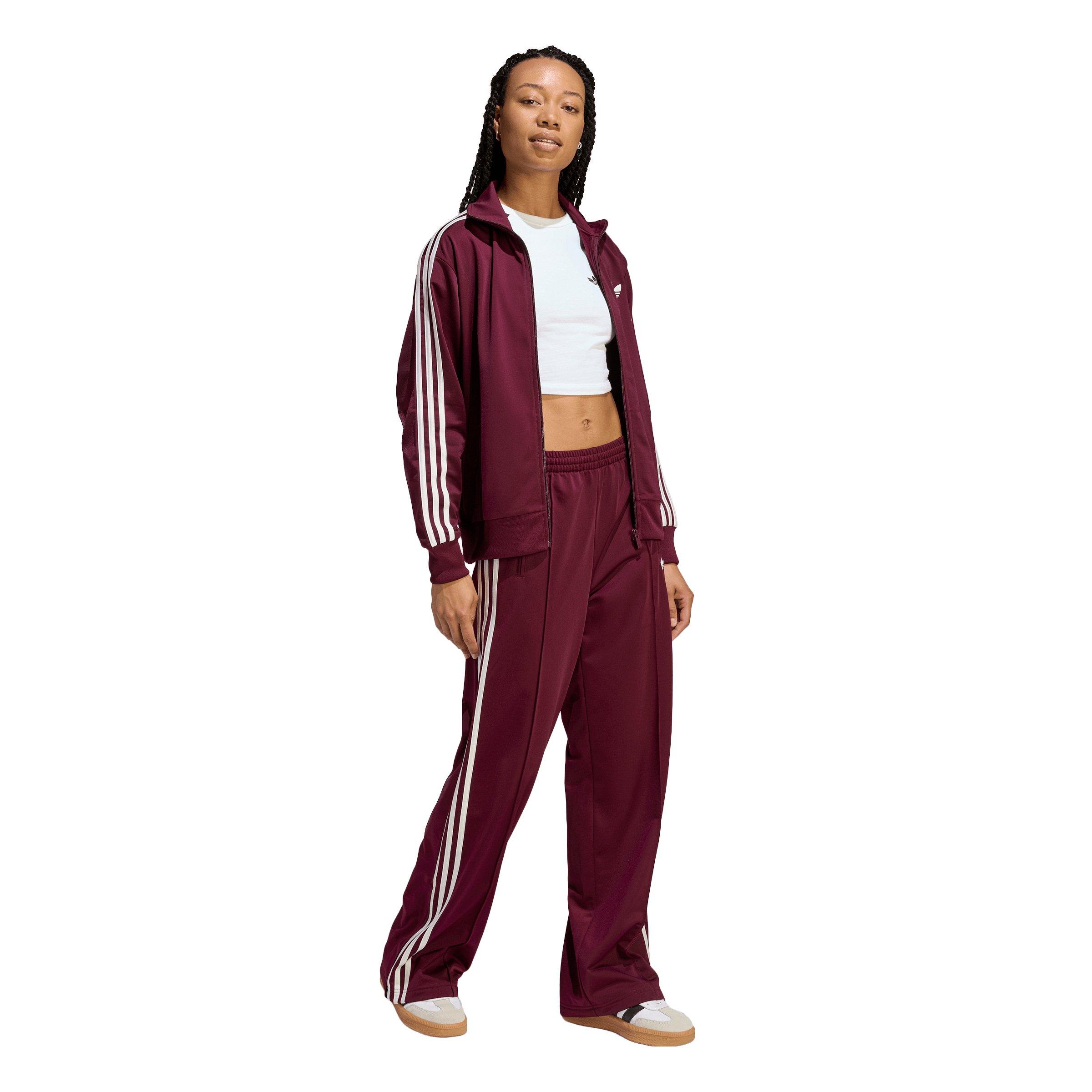 adidas Originals Women's Firebird Loose Track Jacket - Maroon - MAROON Thumbnail View 5