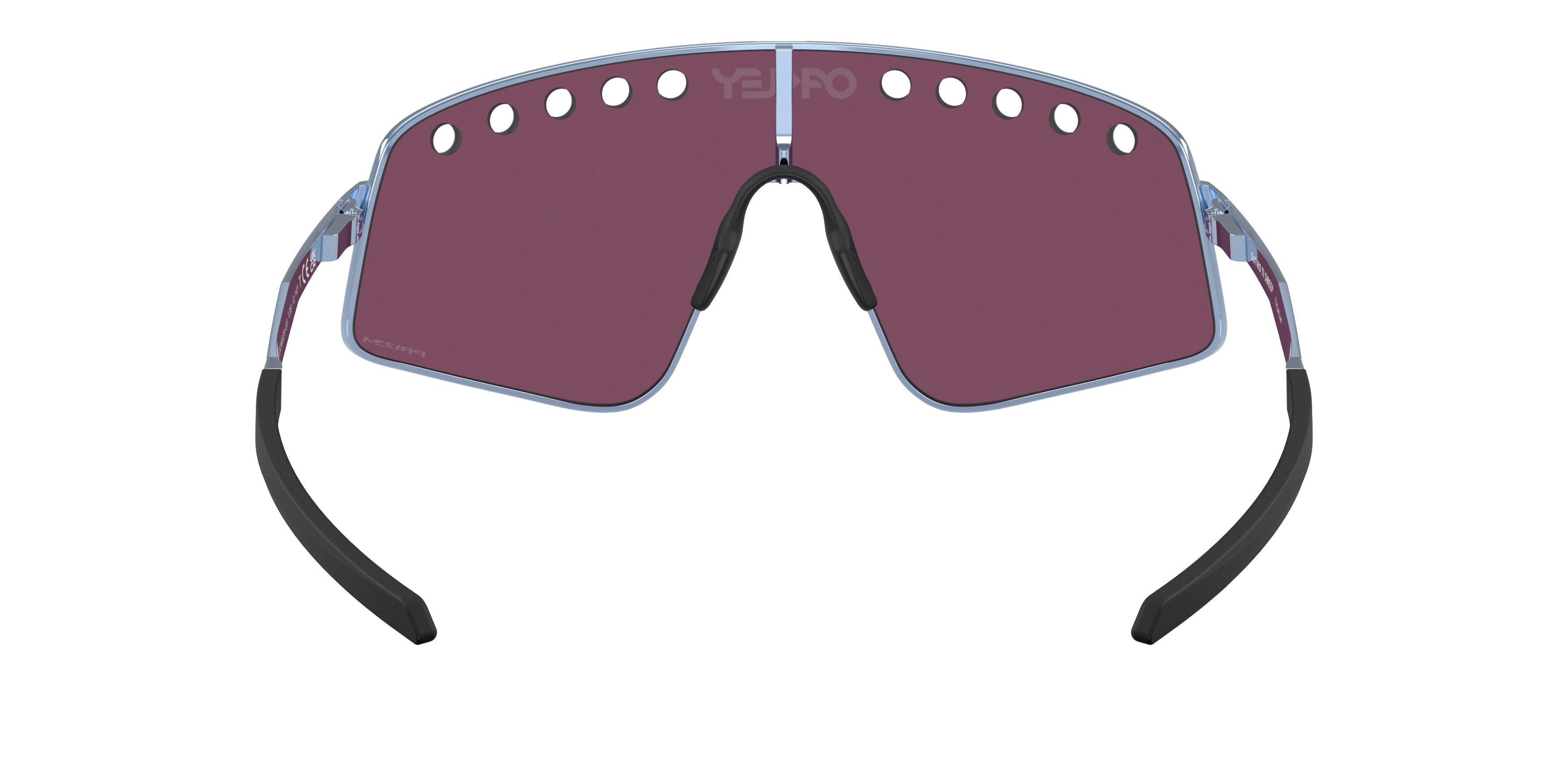 Oakley Sutro TI Sweep Prizm Road Black Sunglasses - Polished Stonewash - BLUE Thumbnail View 3