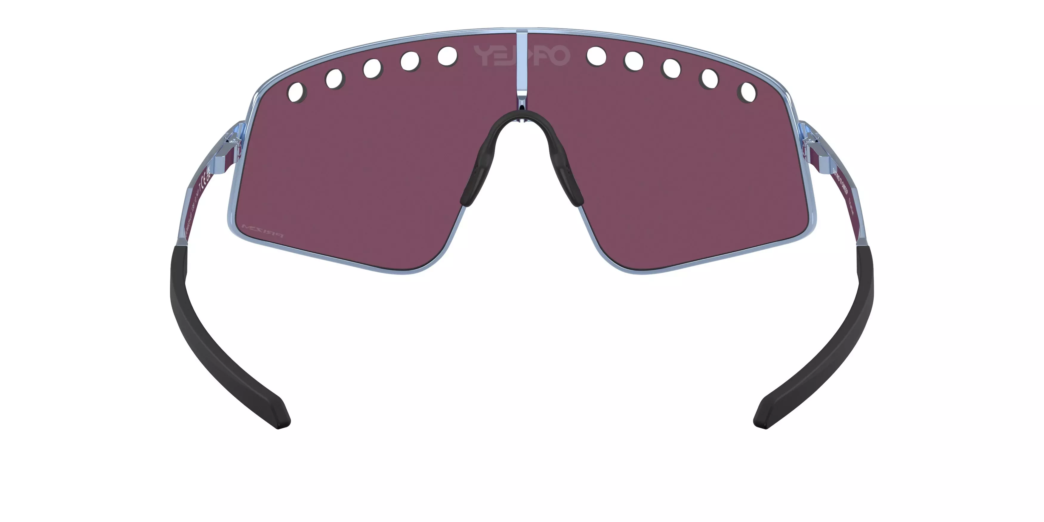 Oakley Sutro TI Sweep Prizm Road Black Sunglasses - Polished Stonewash - BLUE