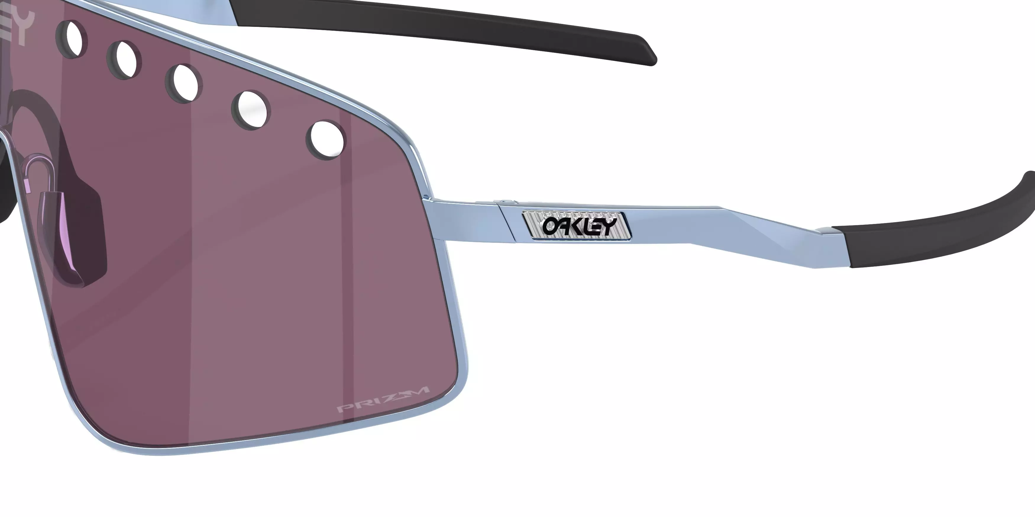 Oakley Sutro TI Sweep Prizm Road Black Sunglasses - Polished Stonewash - BLUE