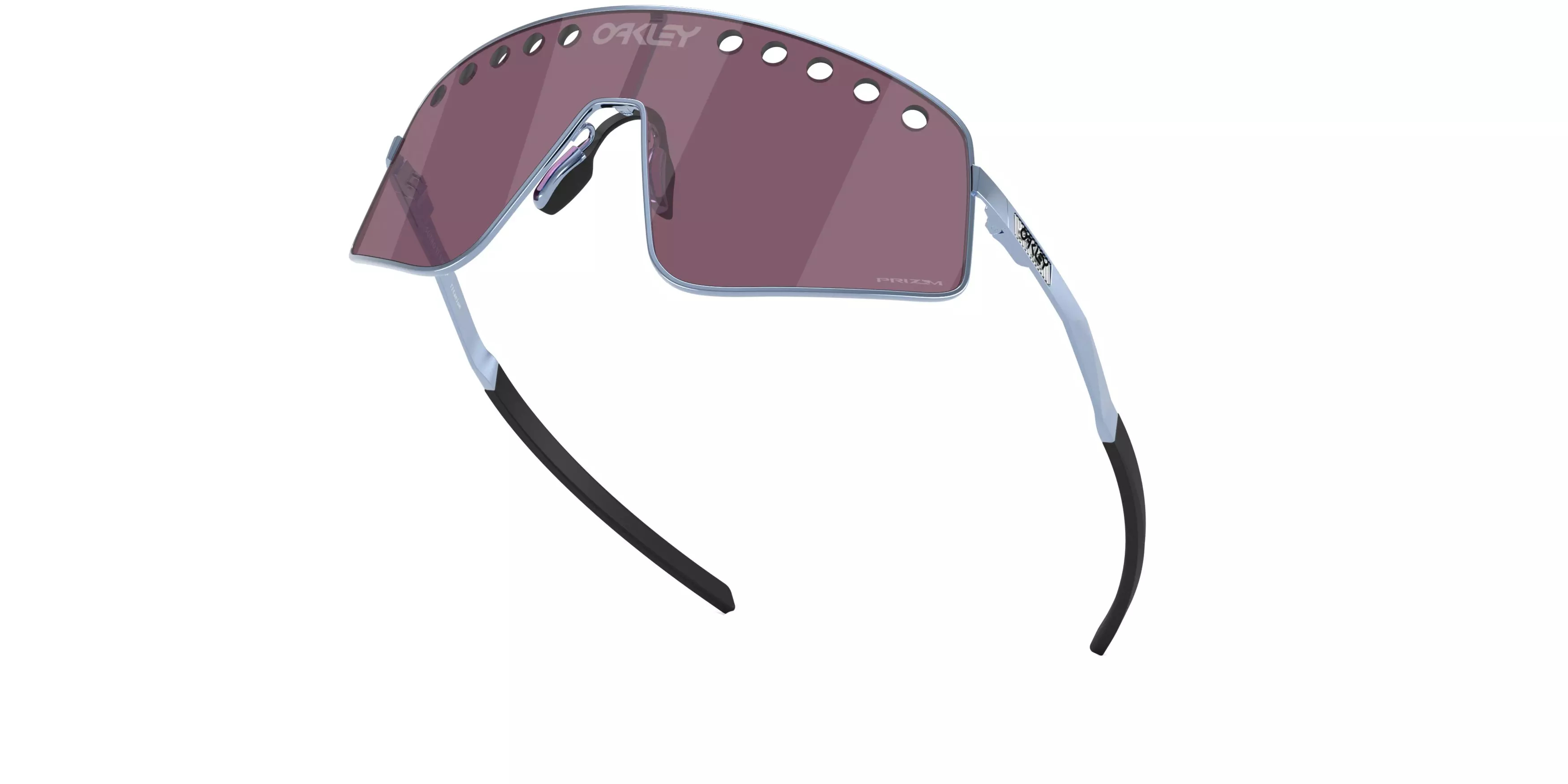 Oakley Sutro TI Sweep Prizm Road Black Sunglasses - Polished Stonewash - BLUE