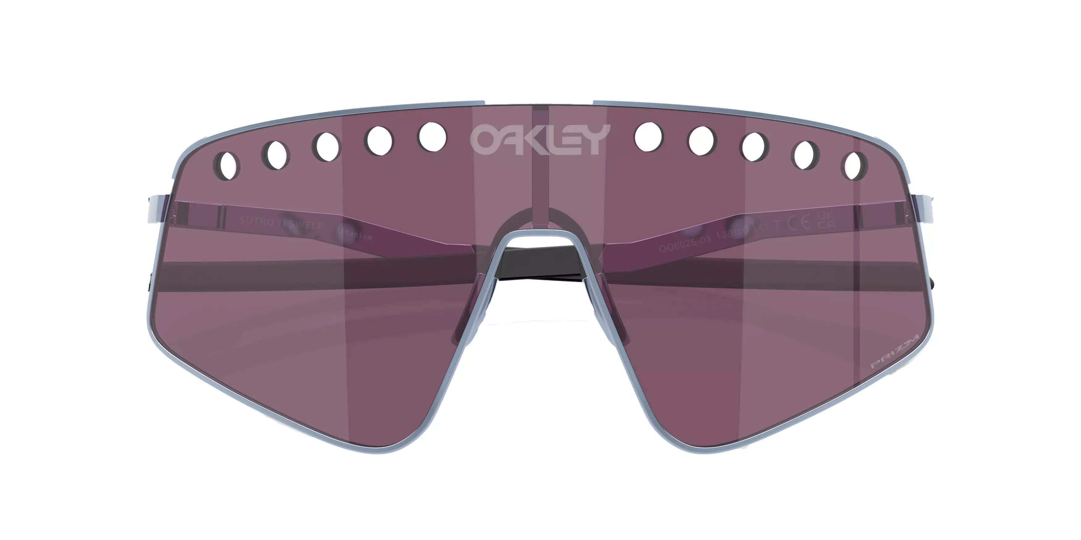 Oakley Sutro TI Sweep Prizm Road Black Sunglasses - Polished Stonewash - BLUE
