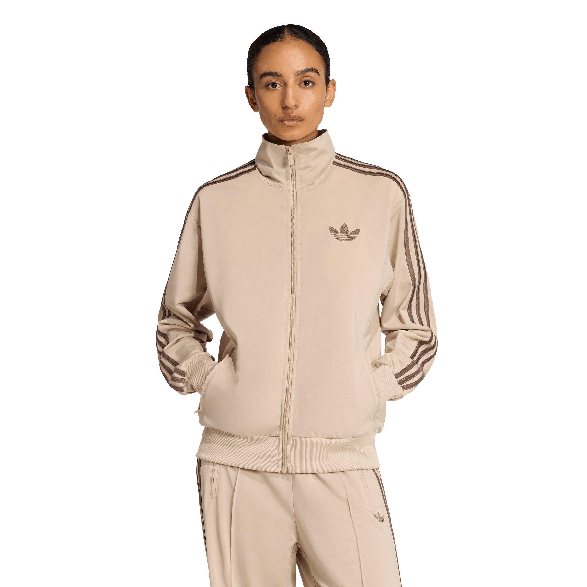 adidas Originals Women's Firebird Loose Track Jacket - Khaki - KHAKI Thumbnail View 1