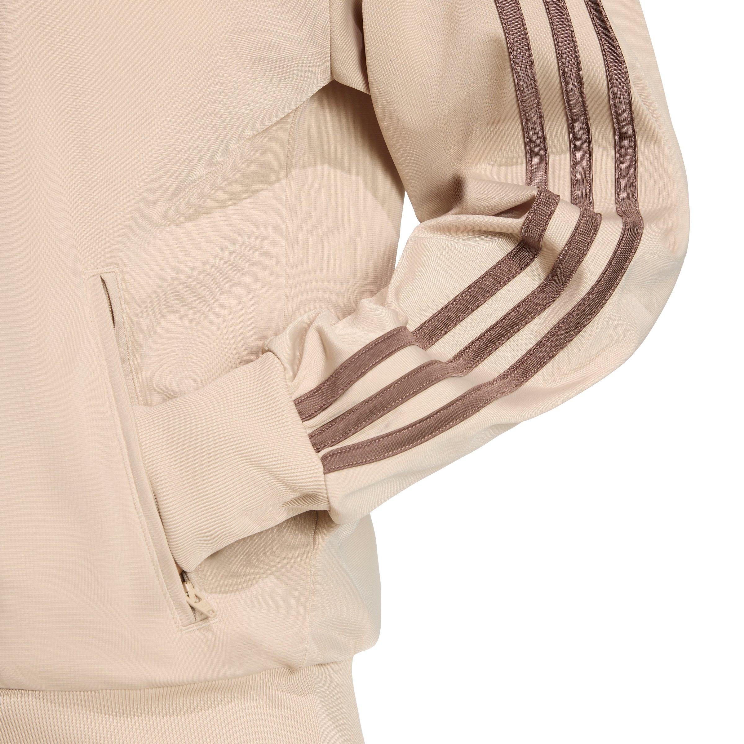 adidas Originals Women's Firebird Loose Track Jacket - Khaki - KHAKI Thumbnail View 3