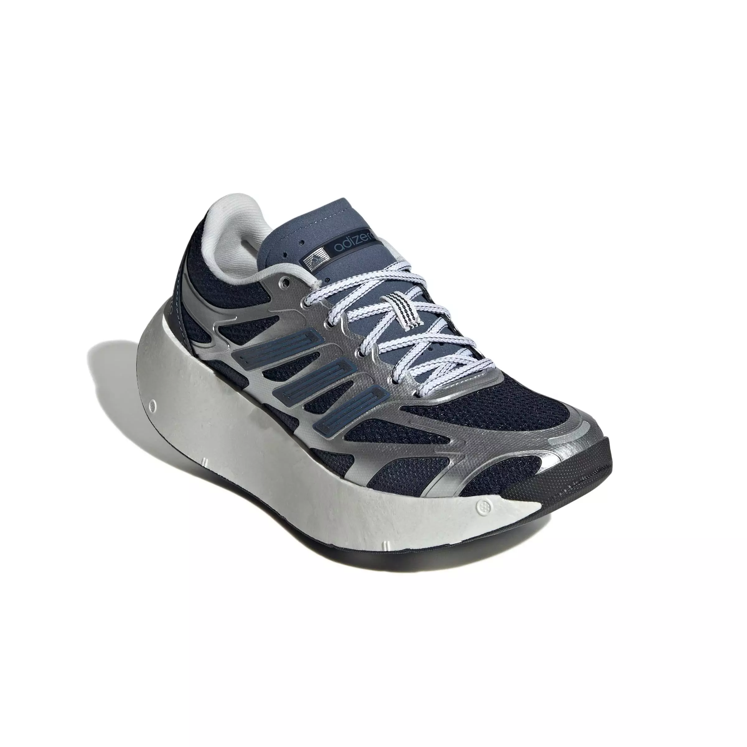 adidas Originals Adizero Aruku "Silver Metallic/Legend Ink/Preloved Ink" Grade School Boys' Shoe - SILVER/INK/INK