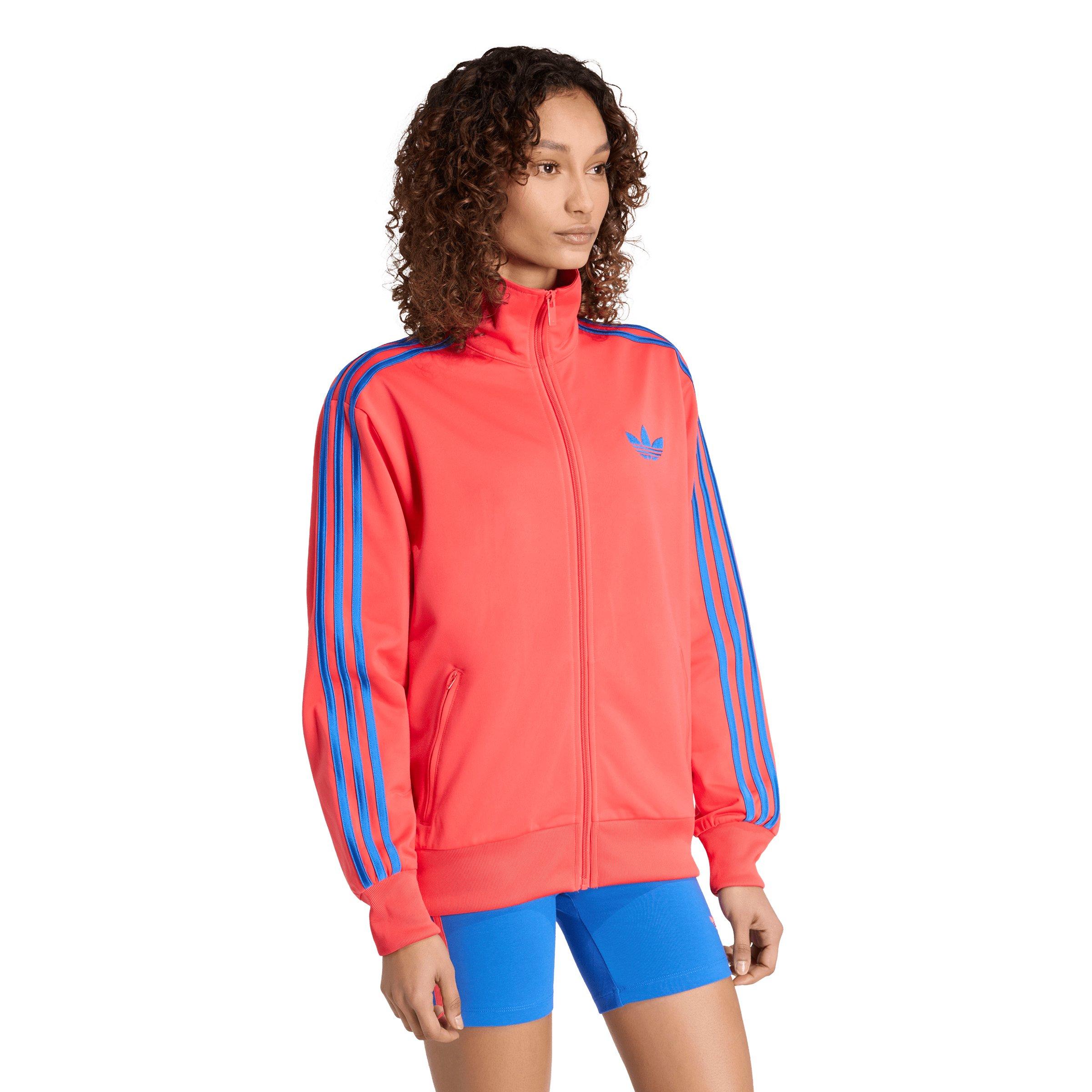 adidas Originals Women's Firebird Loose Track Jacket - Red - RED Thumbnail View 1