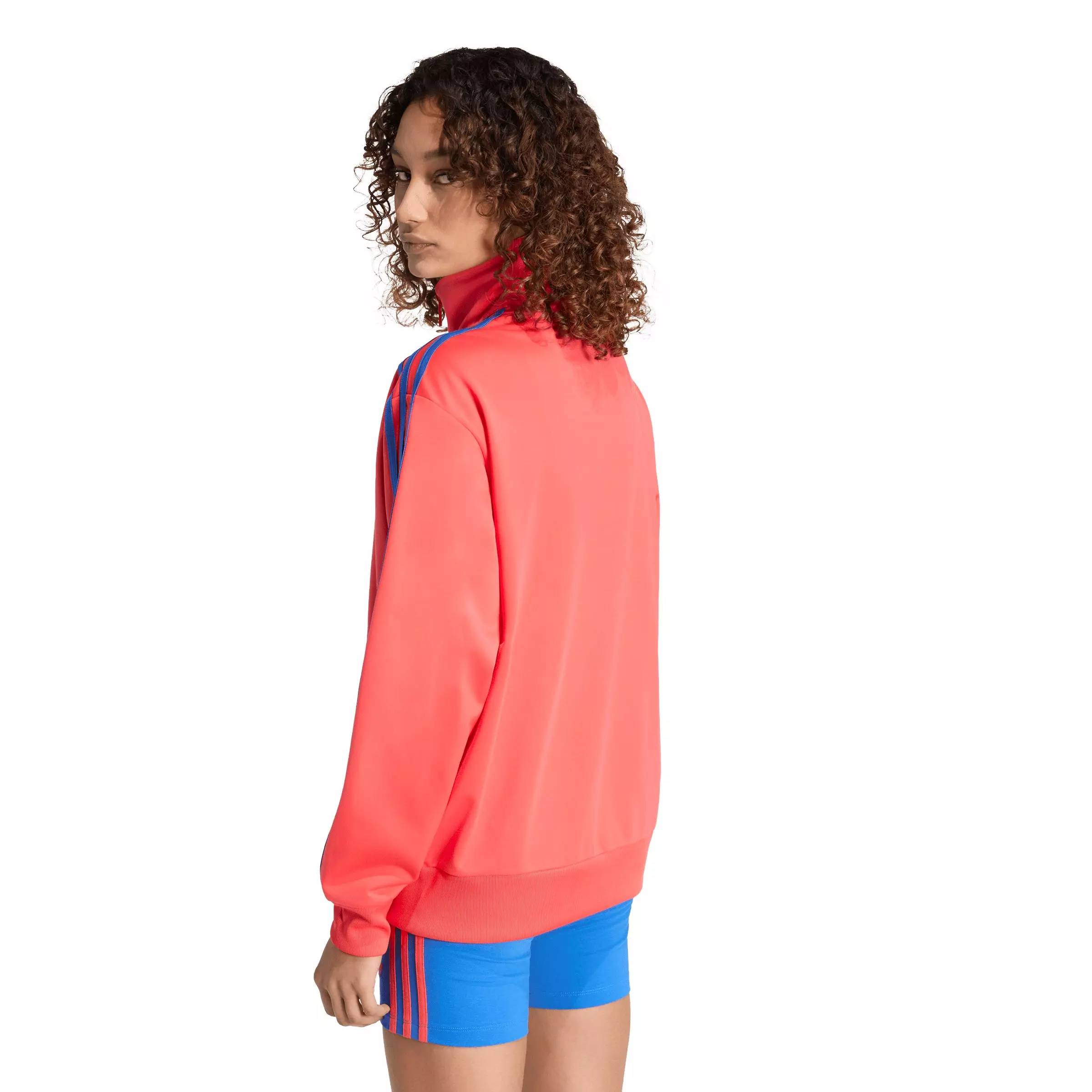 adidas Originals Women's Firebird Loose Track Jacket - Red - RED