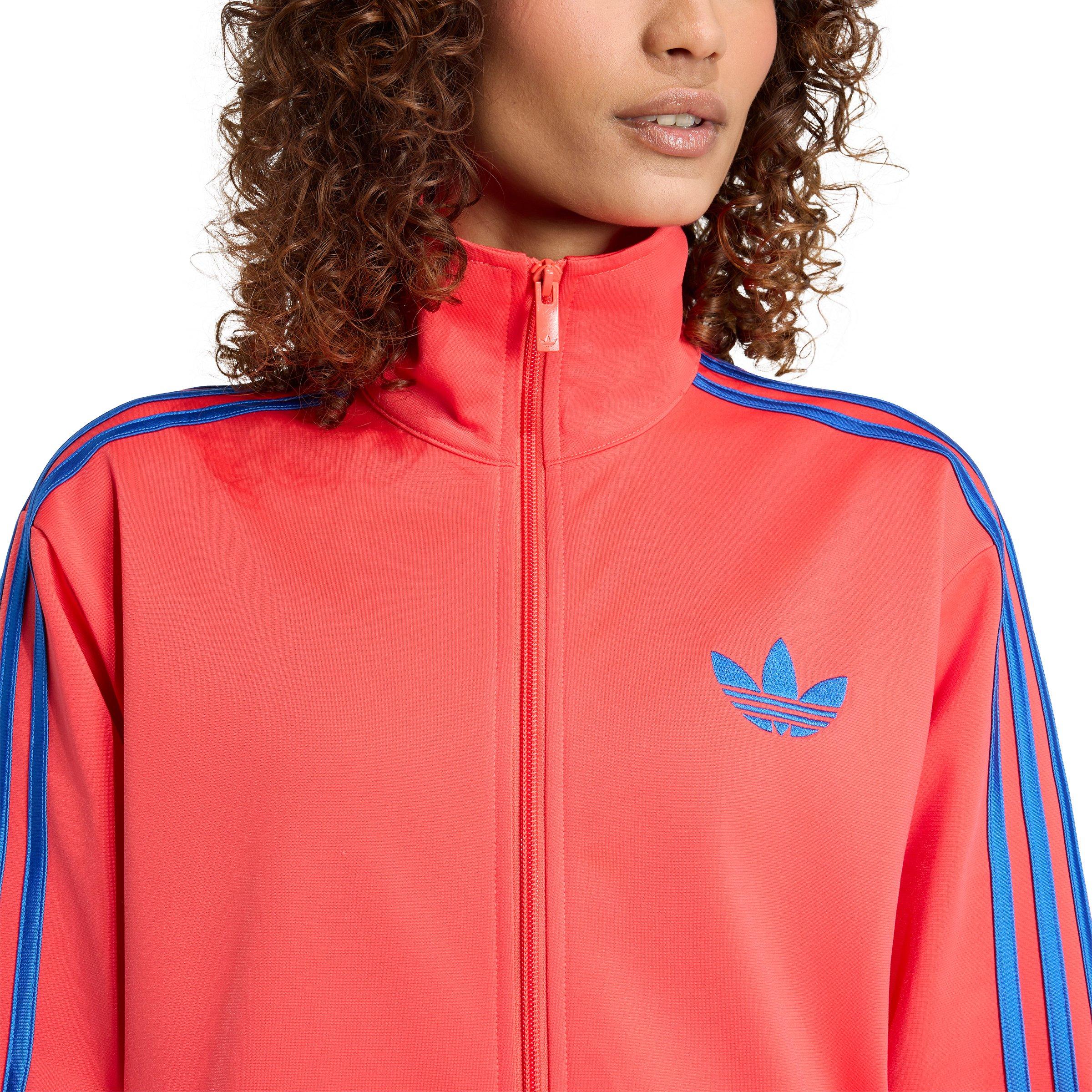 adidas Originals Women's Firebird Loose Track Jacket - Red - RED Thumbnail View 3