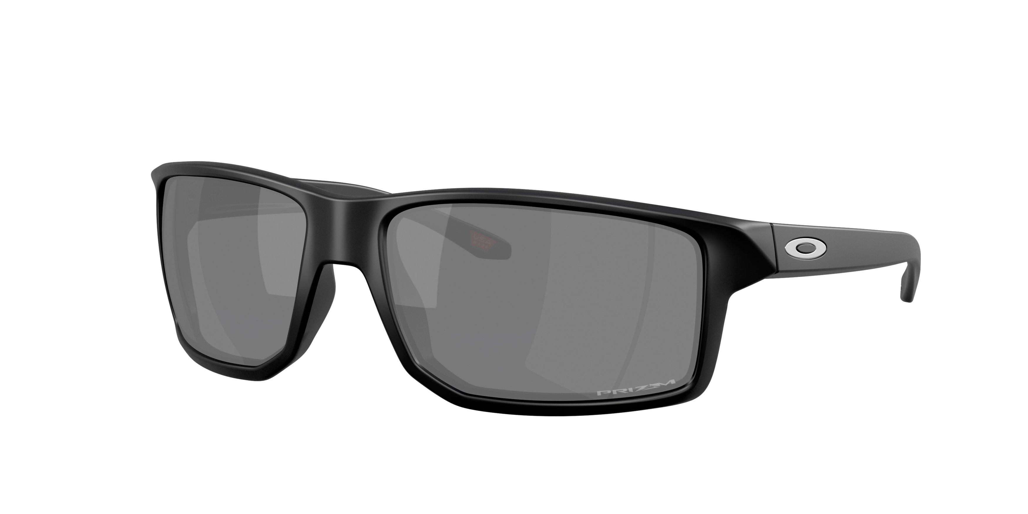 Oakley Gibston XL Prizm Black Sunglasses - Matte Black - BLACK/GREY Thumbnail View 1