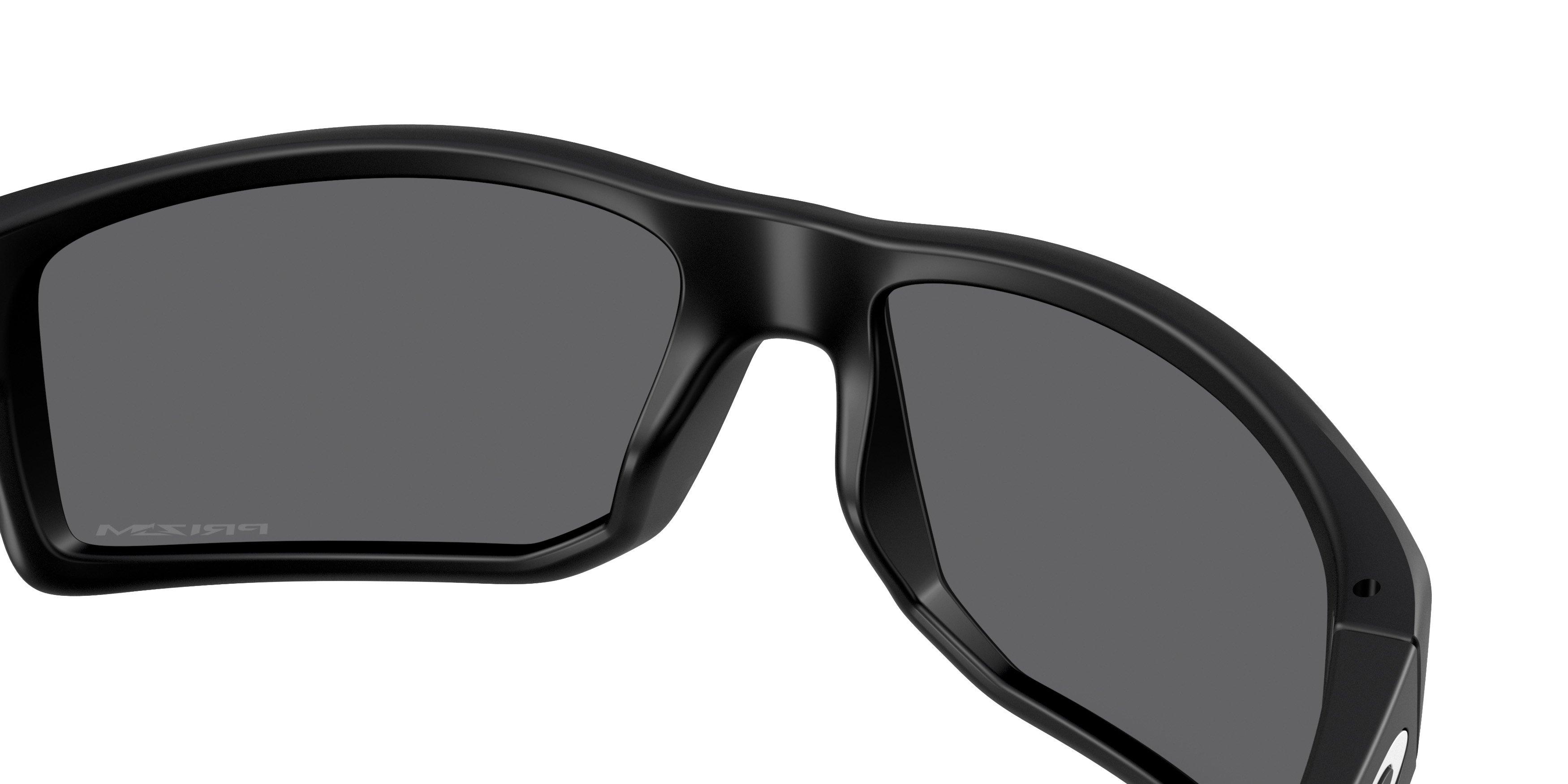 Oakley Gibston XL Prizm Black Sunglasses - Matte Black - BLACK/GREY Thumbnail View 6