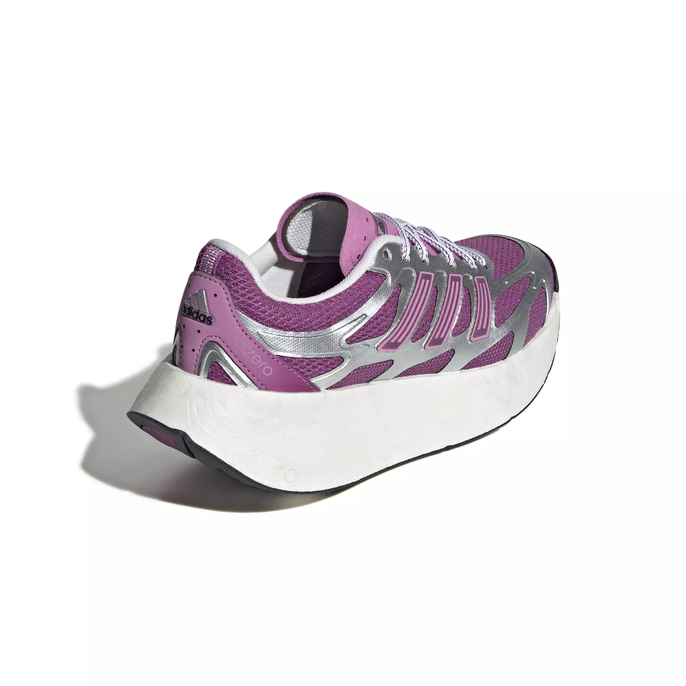 adidas Originals Adizero Aruku "Silver Metallic/Rich Mauve/Preloved Purple" Grade School Boys' Shoe - SILVER/MAUVE/PURPLE
