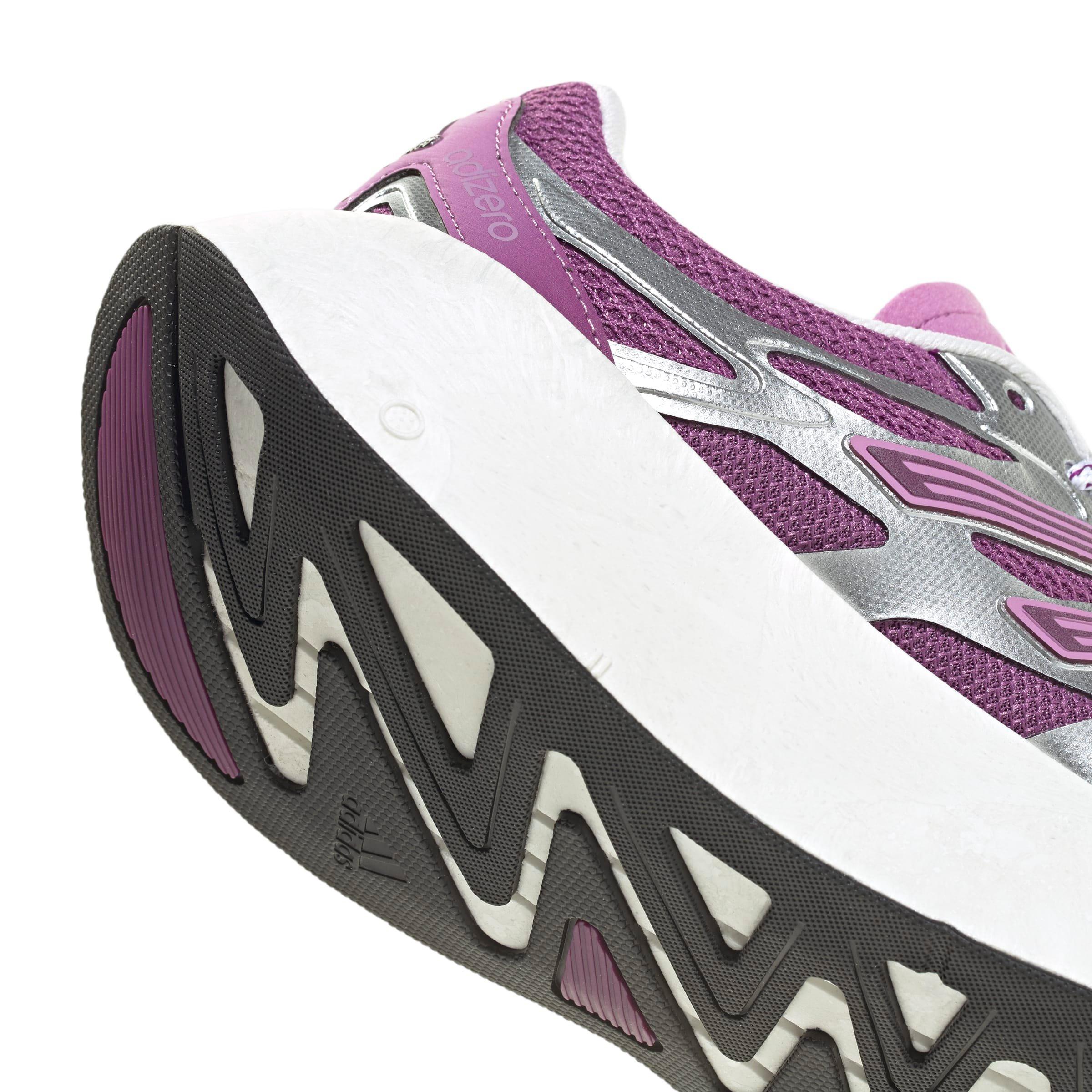 adidas Originals Adizero Aruku Grade School Boys' "Silver Metallic/Rich Mauve/Preloved Purple" Shoe