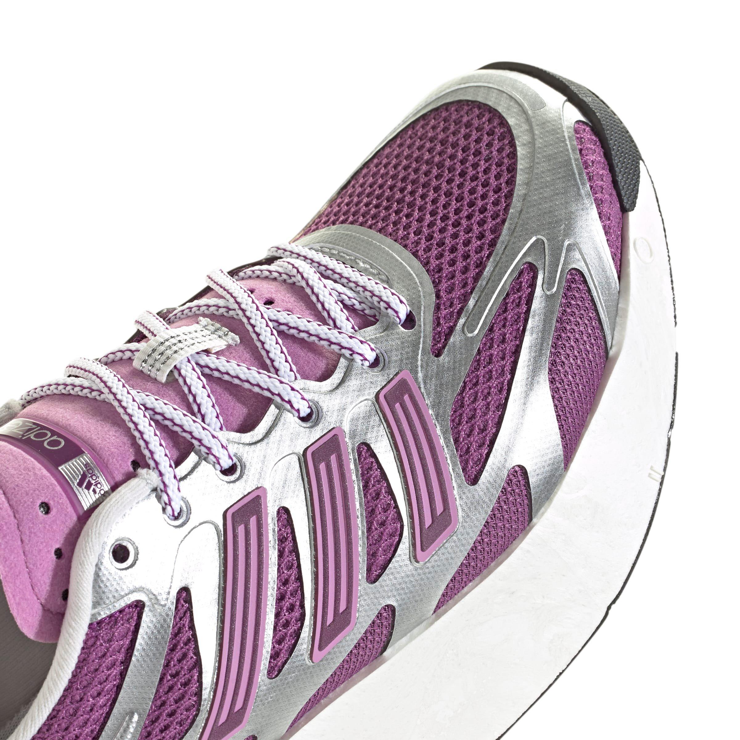 adidas Originals Adizero Aruku Grade School Boys' "Silver Metallic/Rich Mauve/Preloved Purple" Shoe