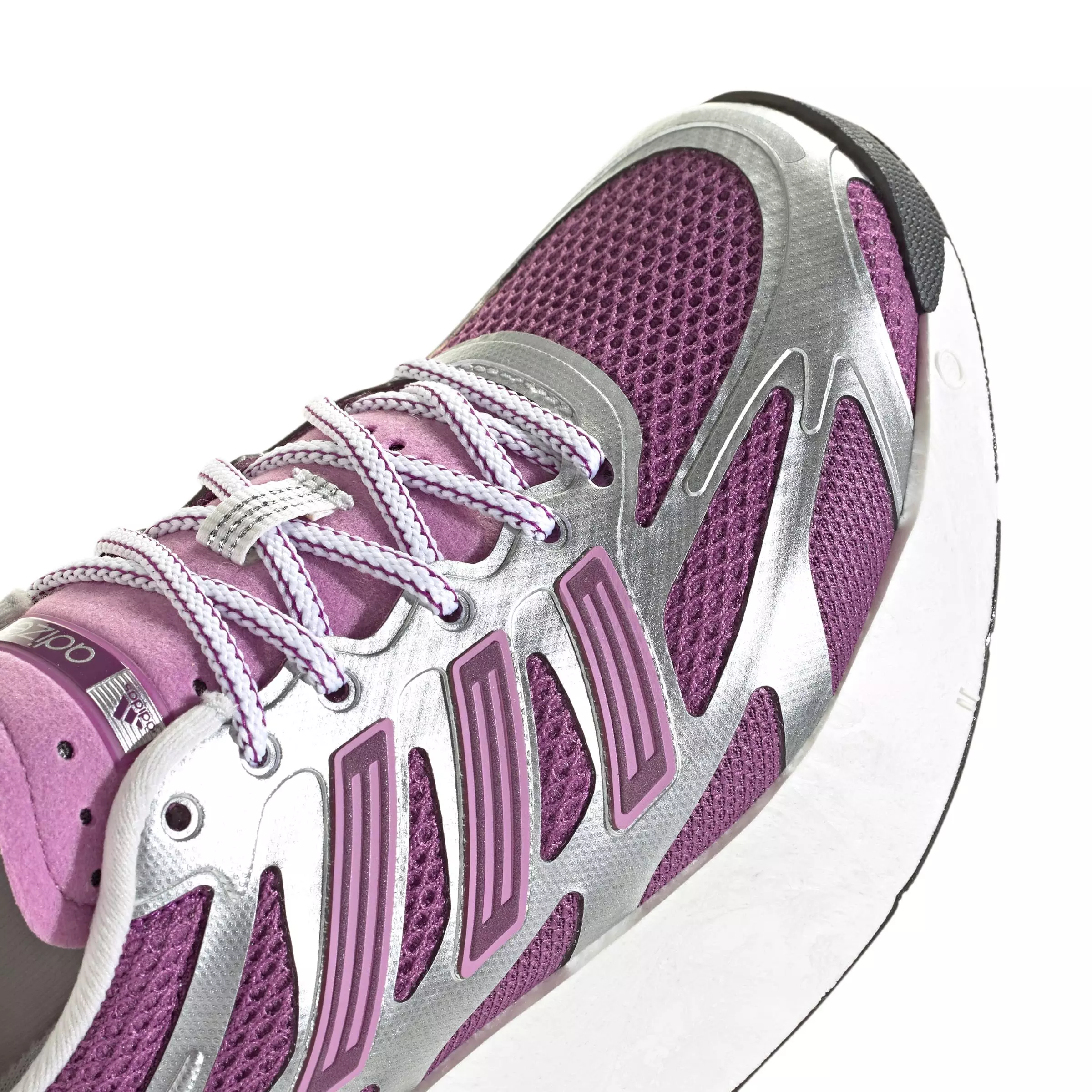 adidas Originals Adizero Aruku "Silver Metallic/Rich Mauve/Preloved Purple" Grade School Boys' Shoe - SILVER/MAUVE/PURPLE