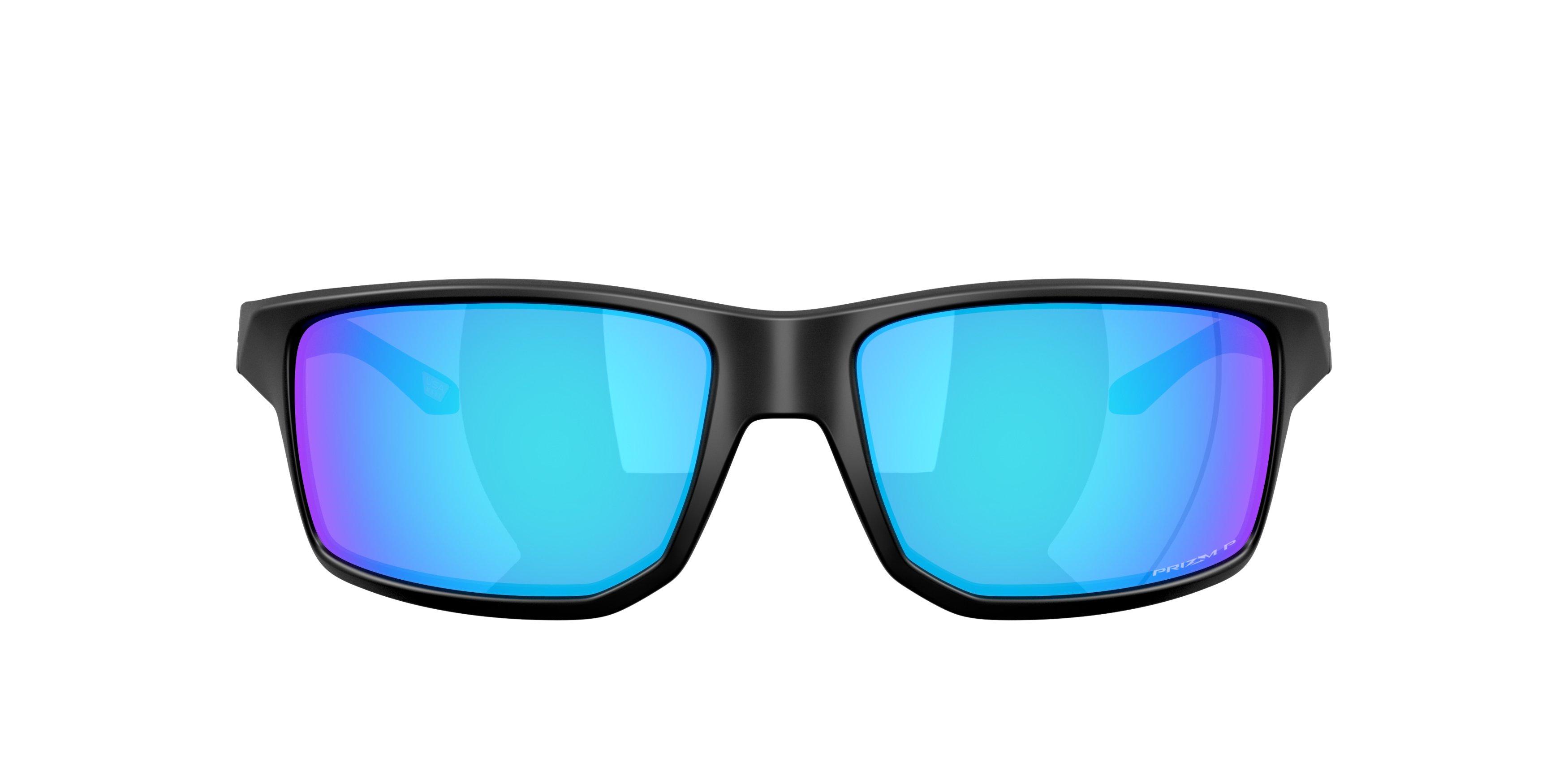 Oakley Gibston XL Prizm Sapphire Sunglasses - Matte Black - BLACK/BLUE Thumbnail View 2