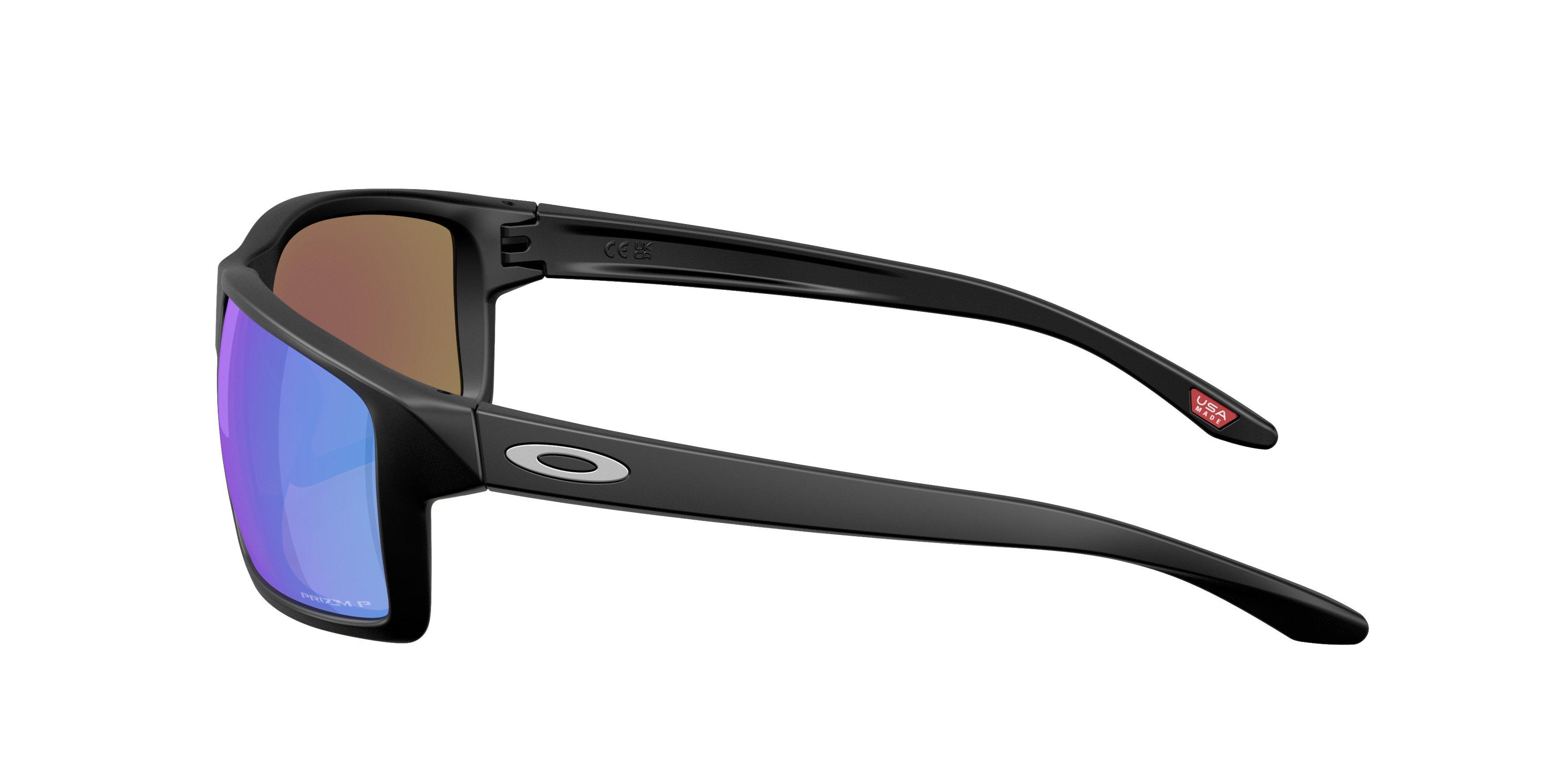 Oakley Gibston XL Prizm Sapphire Sunglasses - Matte Black - BLACK/BLUE Thumbnail View 4