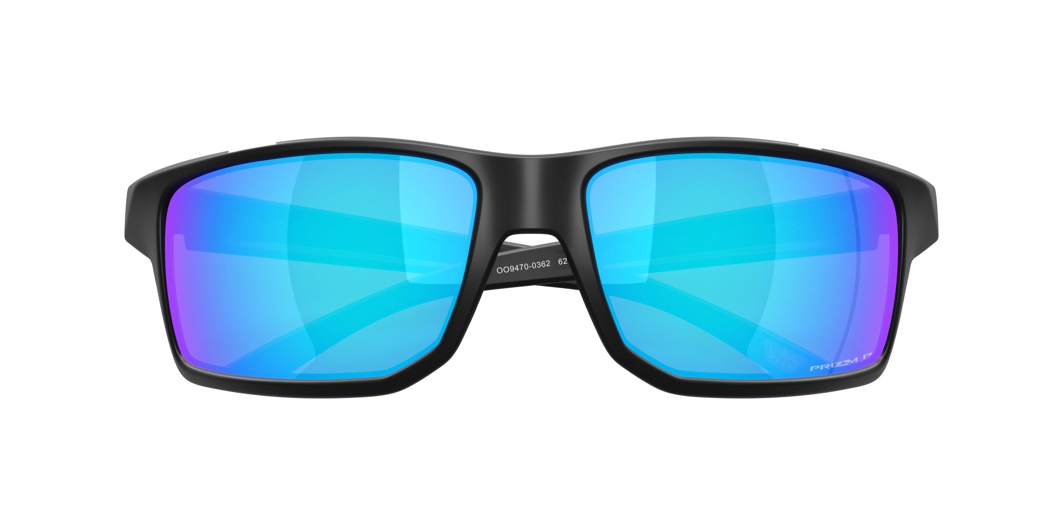 Oakley Gibston XL Prizm Sapphire Sunglasses - Matte Black - BLACK/BLUE Thumbnail View 8