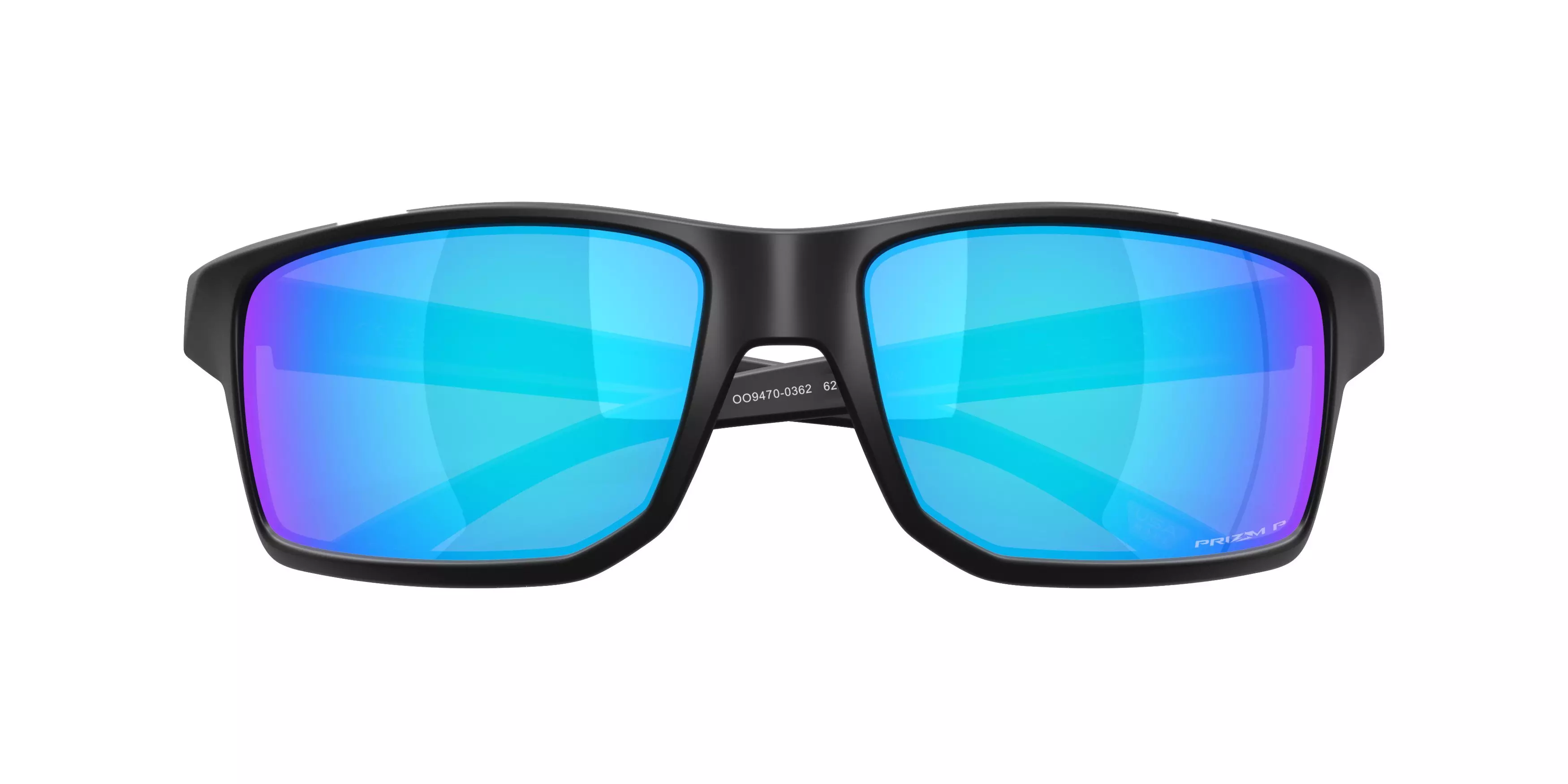 Oakley Gibston XL Prizm Sapphire Sunglasses - Matte Black - BLACK/BLUE