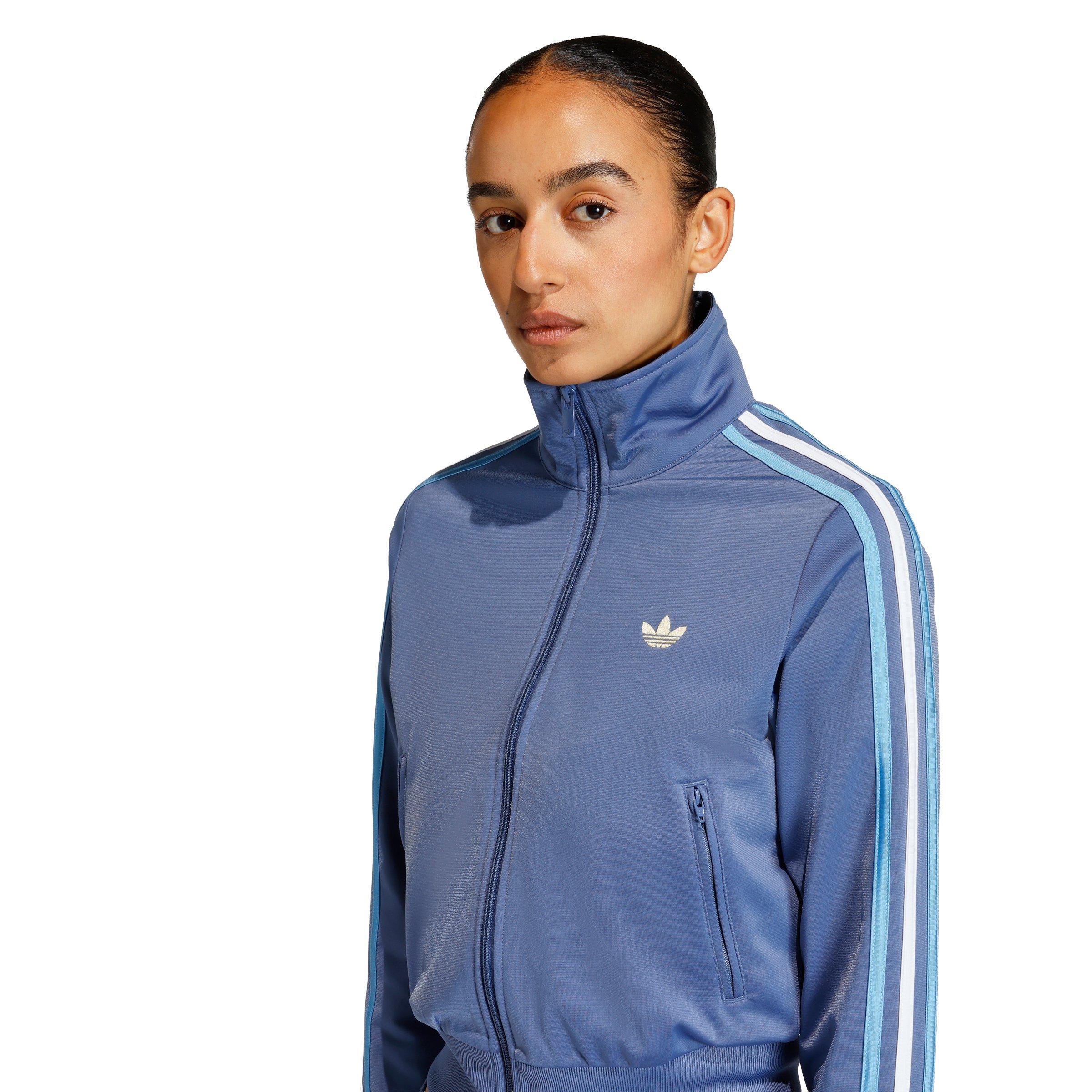 adidas Originals Women's Firebird Classic Track Jacket - Blue - BLUE Thumbnail View 3