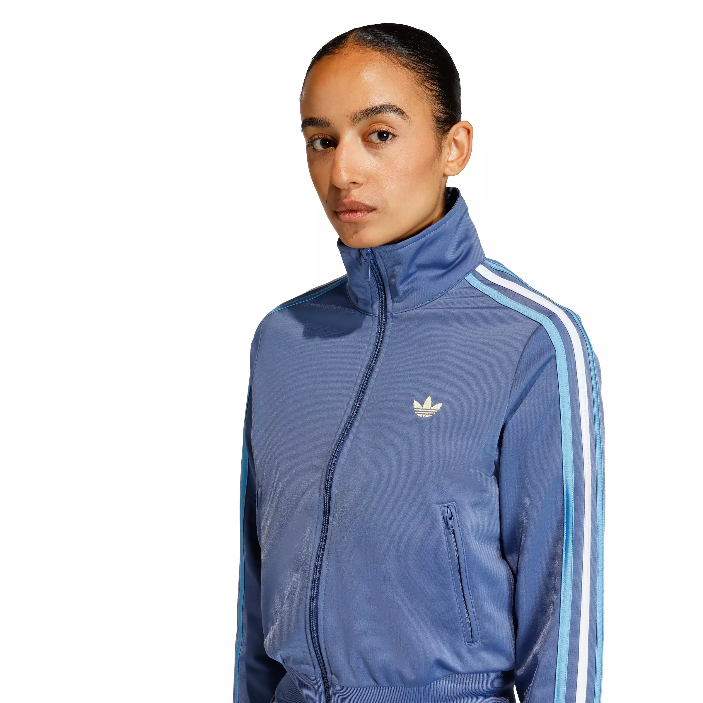 adidas Originals Women's Firebird Classic Track Jacket - Blue - BLUE