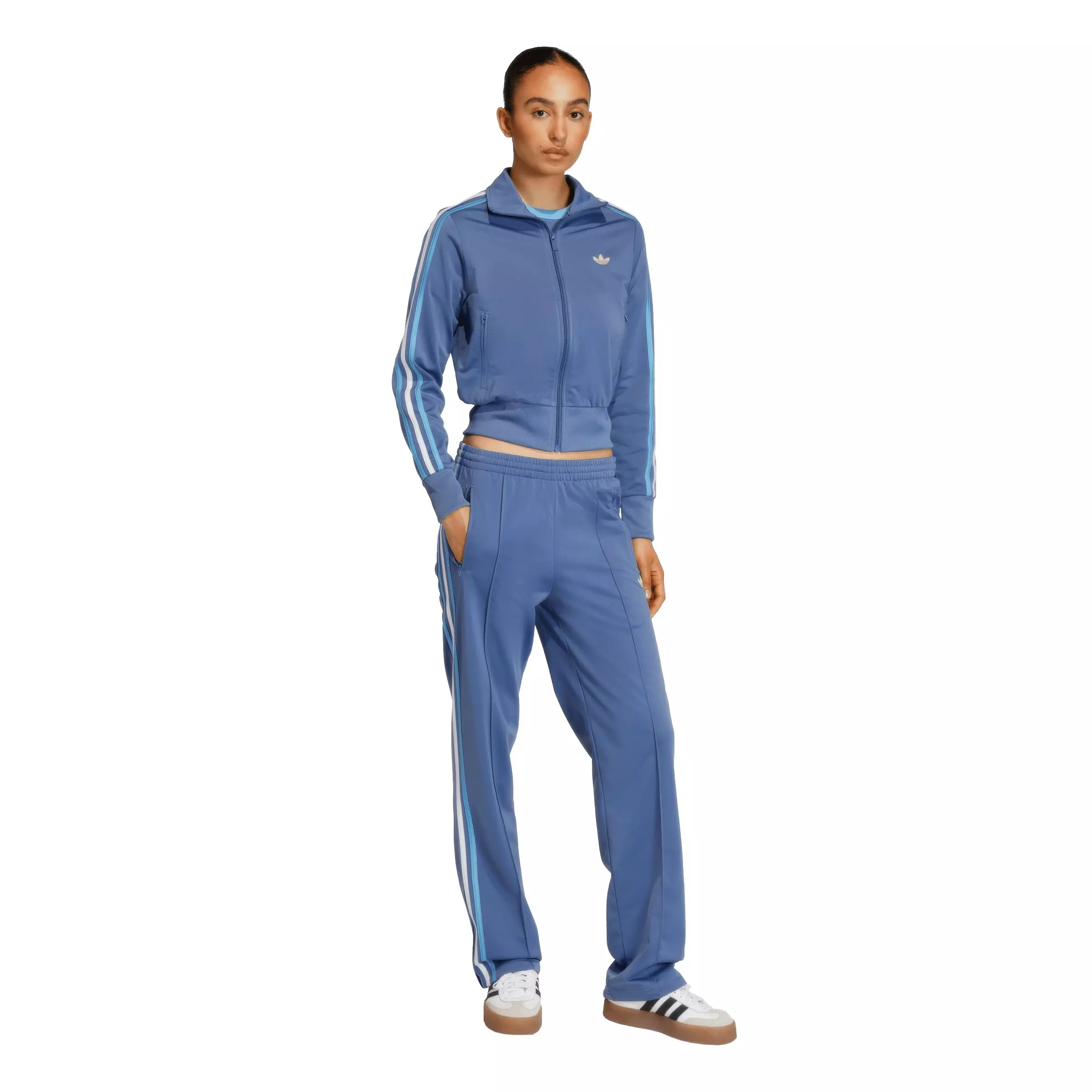 adidas Originals Women's Firebird Classic Track Jacket - Blue - BLUE