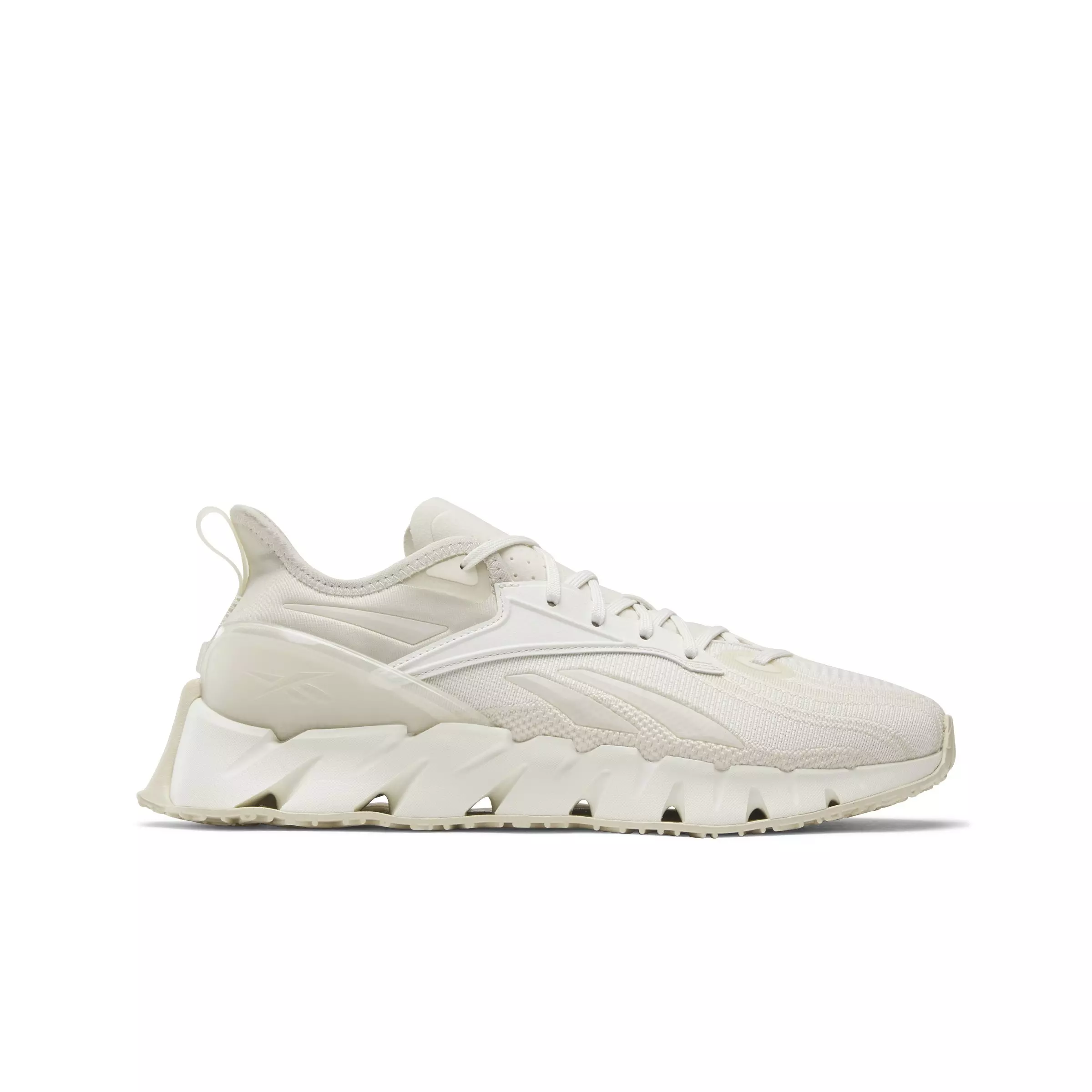 Reebok Zig Kinetica 3 "Alabaster/Chalk/Alabaster" Unisex Running Shoe - ALABASTER/CHALK/ALABASTER