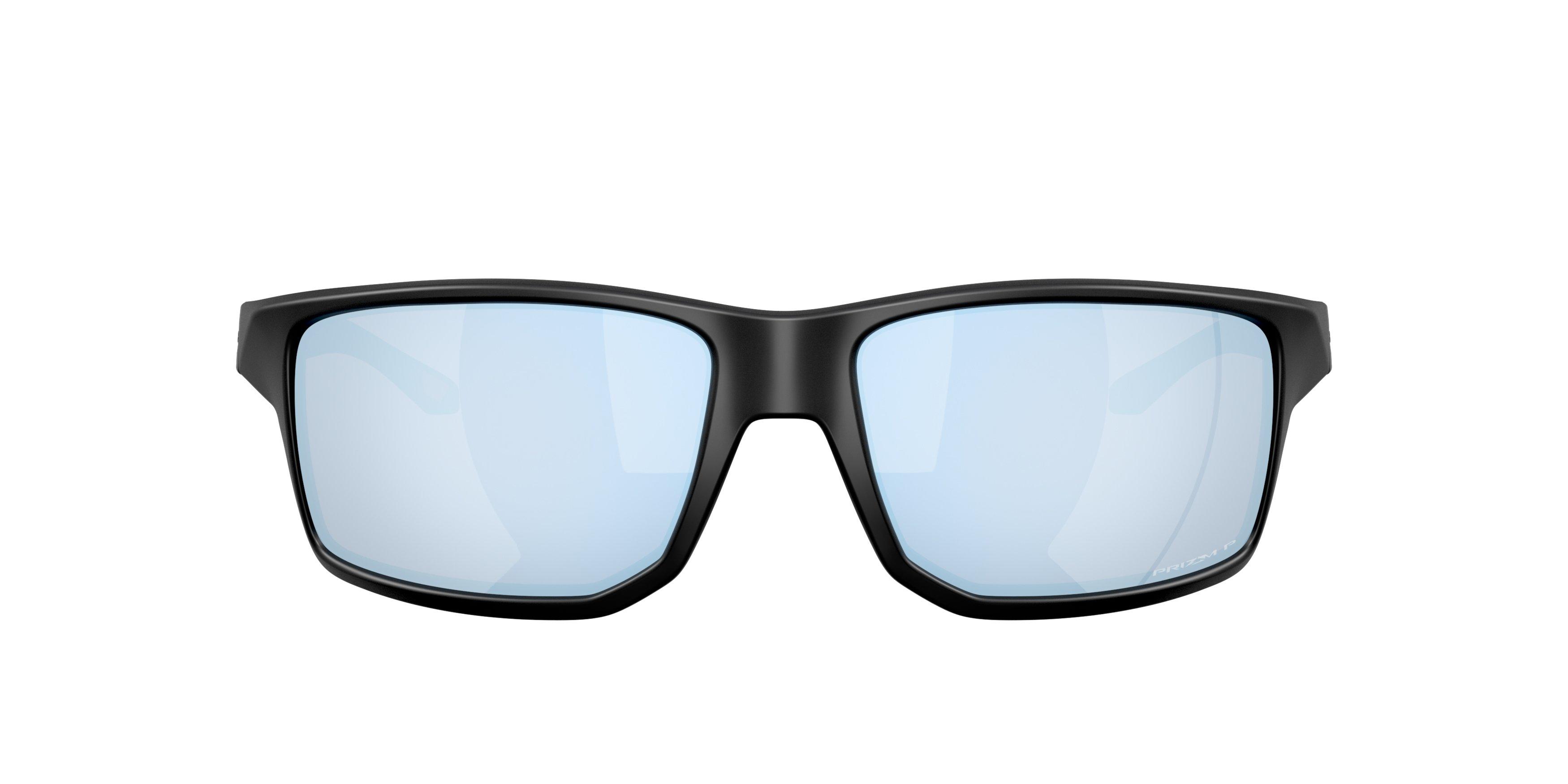 Oakley Gibston XL Prizm Deep Water Polar Sunglasses - Matte Black - BLACK/BLUE Thumbnail View 2