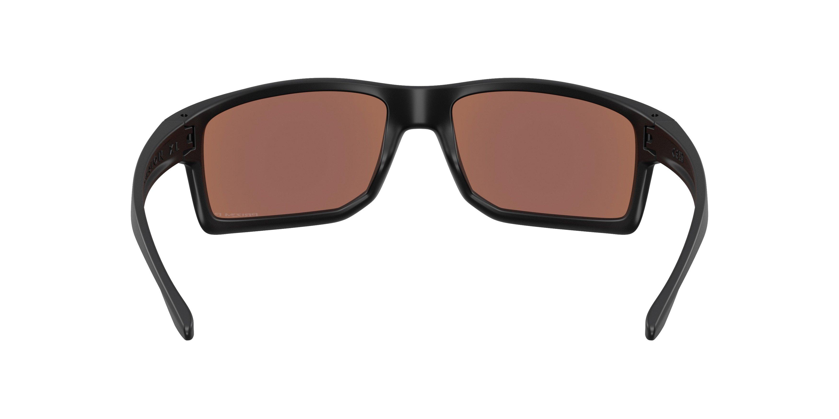 Oakley Gibston XL Prizm Deep Water Polar Sunglasses - Matte Black - BLACK/BLUE Thumbnail View 3