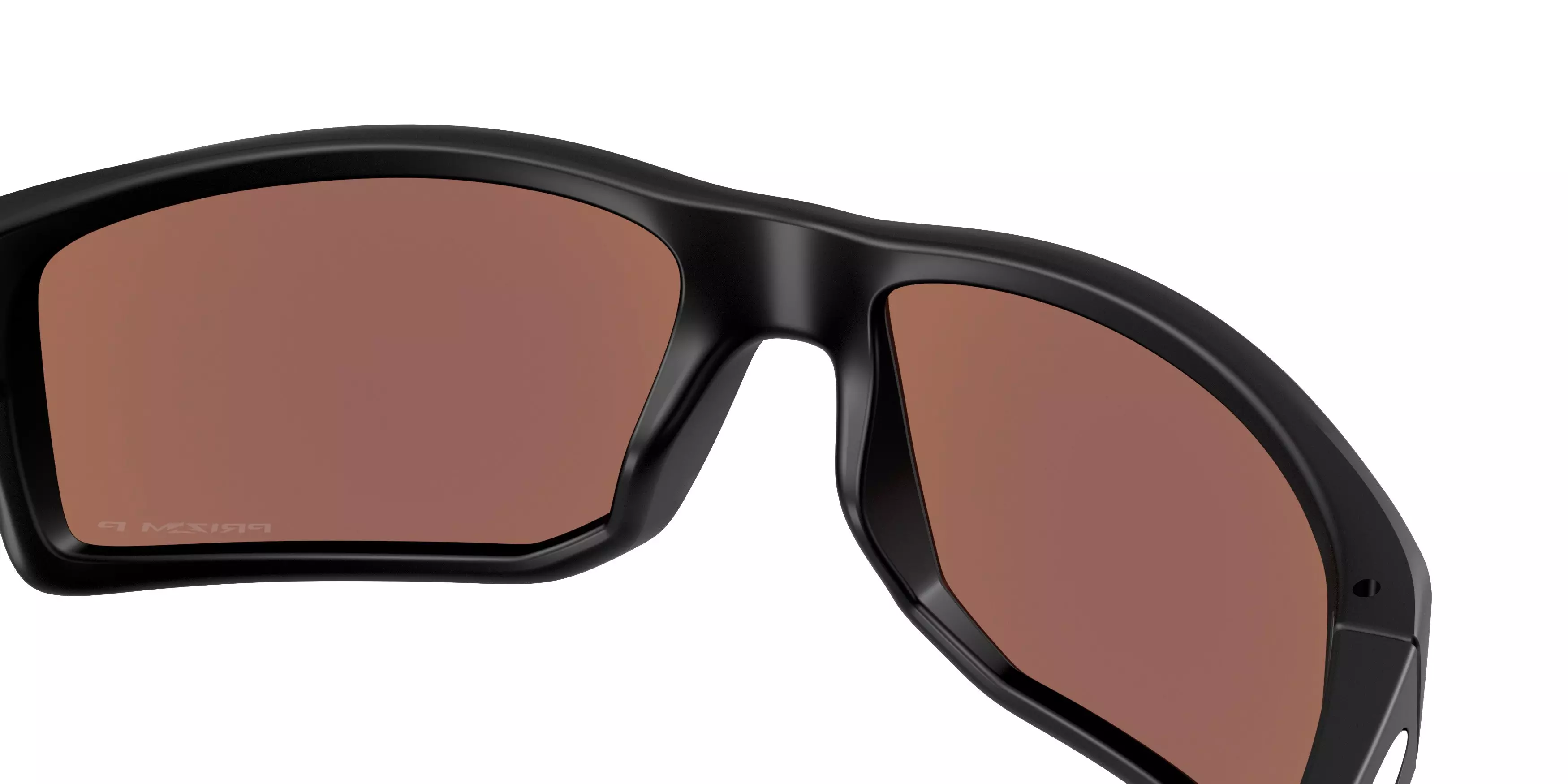 Oakley Gibston XL Prizm Deep Water Polar Sunglasses - Matte Black - BLACK/BLUE