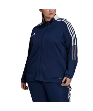 si Primitivo empeñar adidas Women's "Navy" Tiro Track Jacket Women -Plus Size