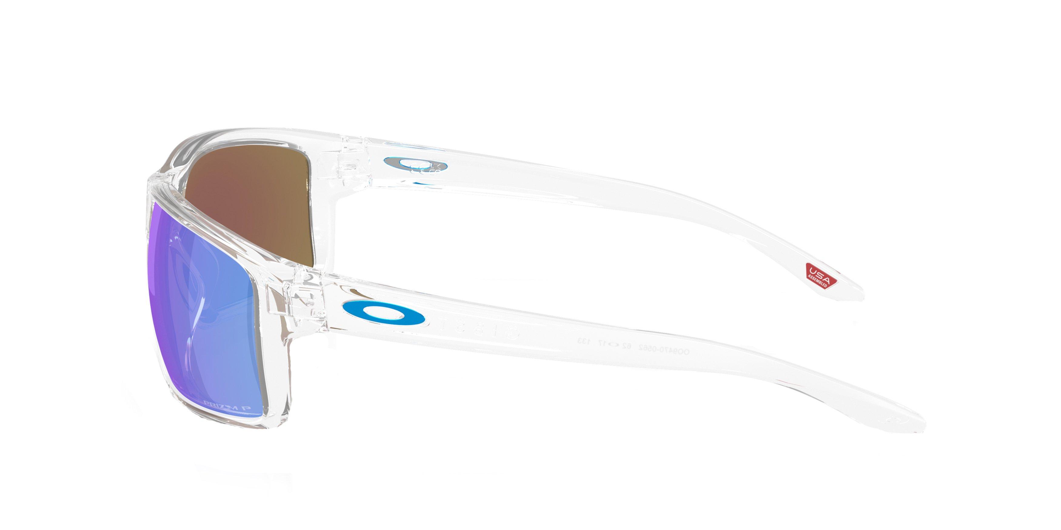 Oakley Gibston XL Prizm Sapphire Polar Sunglasses - Clear - CLEAR/BLUE Thumbnail View 4