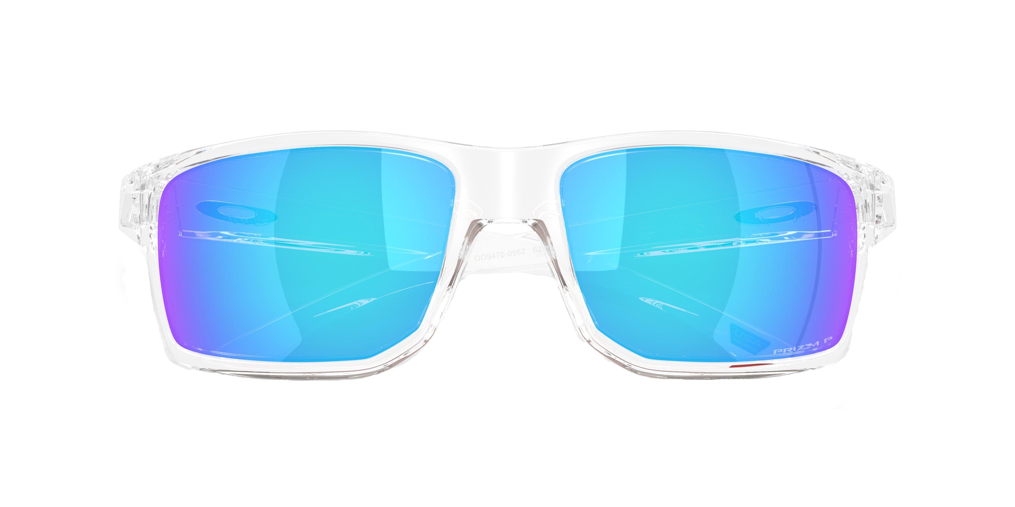 Oakley Gibston XL Prizm Sapphire Polar Sunglasses - Clear - CLEAR/BLUE Thumbnail View 8