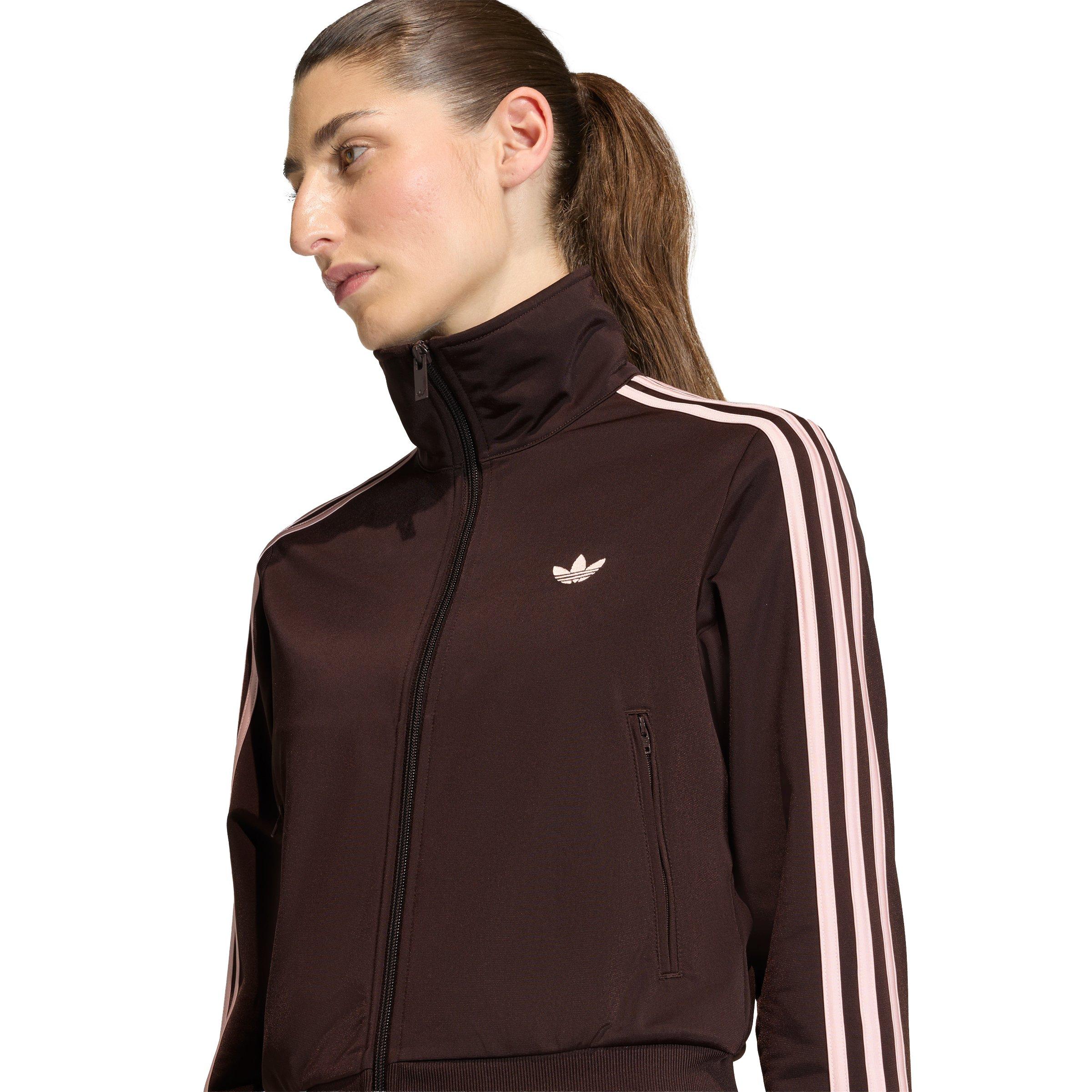 adidas Originals Women's Firebird Classic Track Jacket - Brown - BROWN Thumbnail View 3