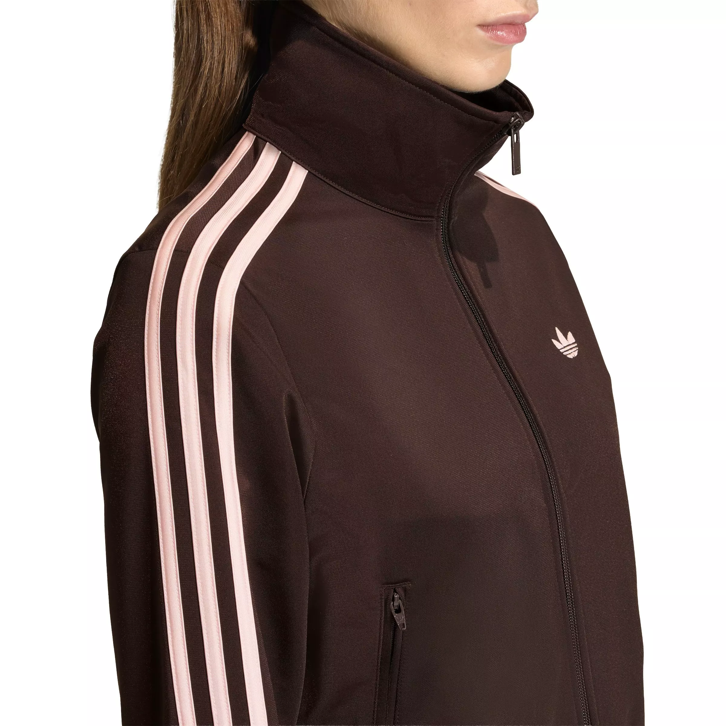 adidas Originals Women's Firebird Classic Track Jacket - Brown - BROWN