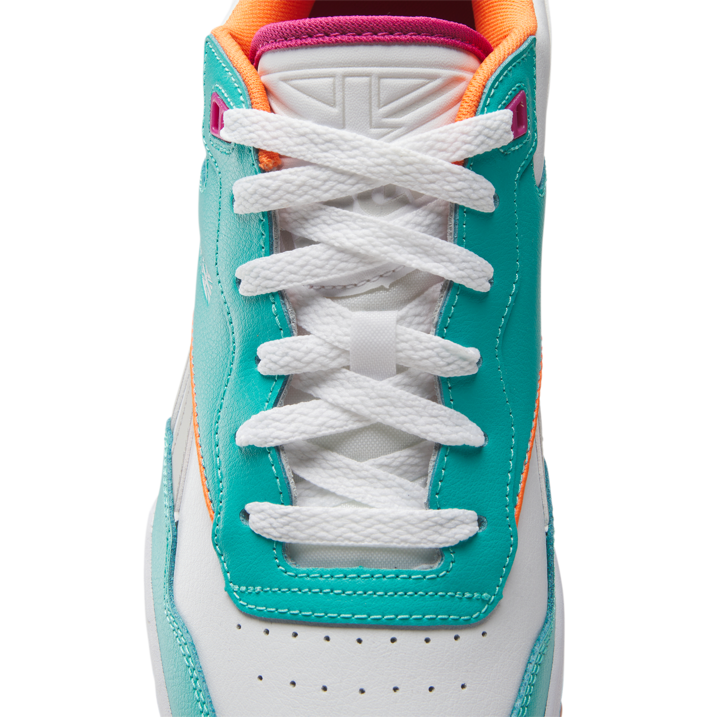 Reebok BB 4000 II "White/Teal" Unisex Shoe - WHITE/TEAL Thumbnail View 6