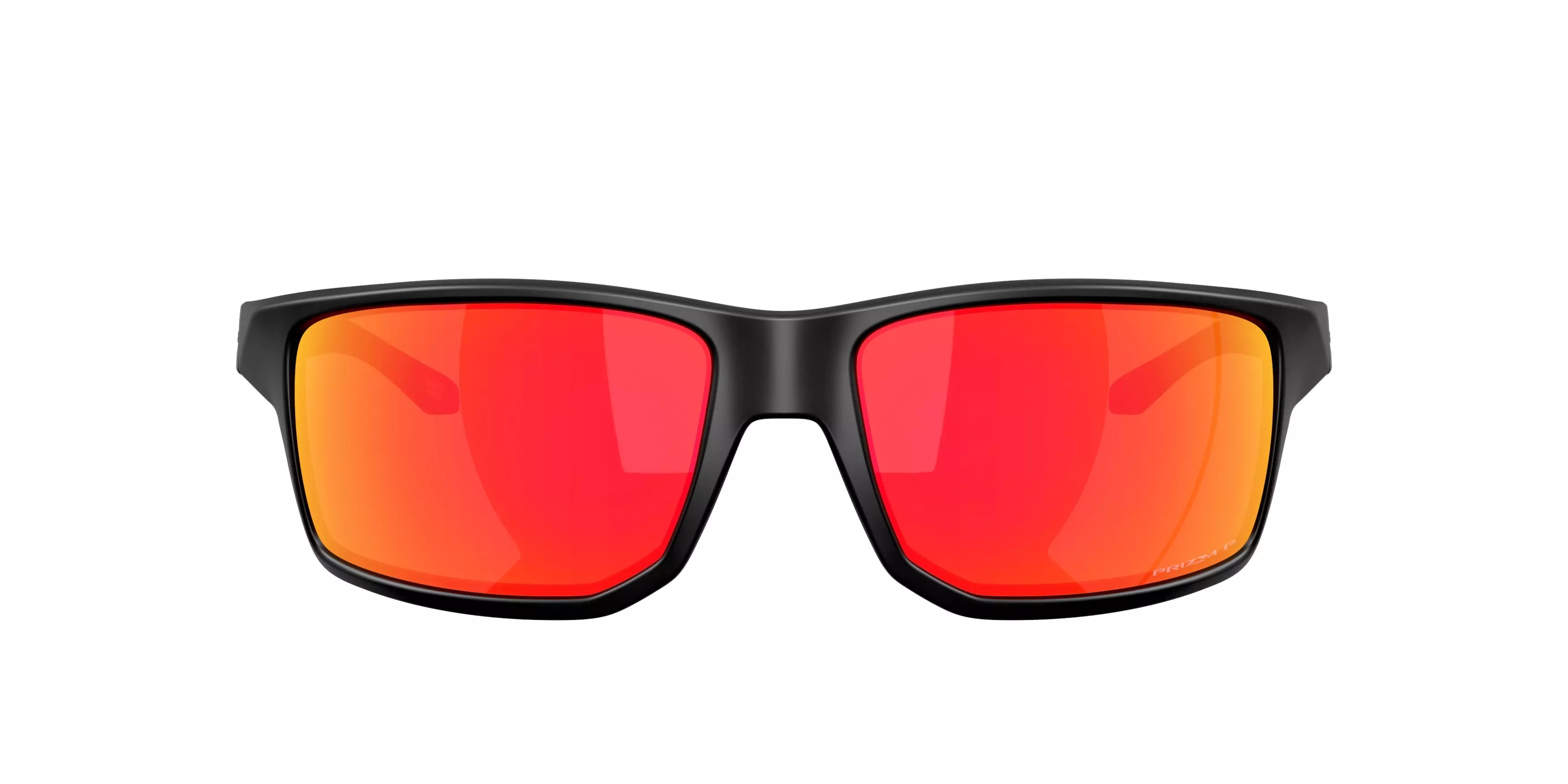 Oakley Gibston XL Prizm Ruby Polar Sunglasses - Matte Black - BLACK/RED