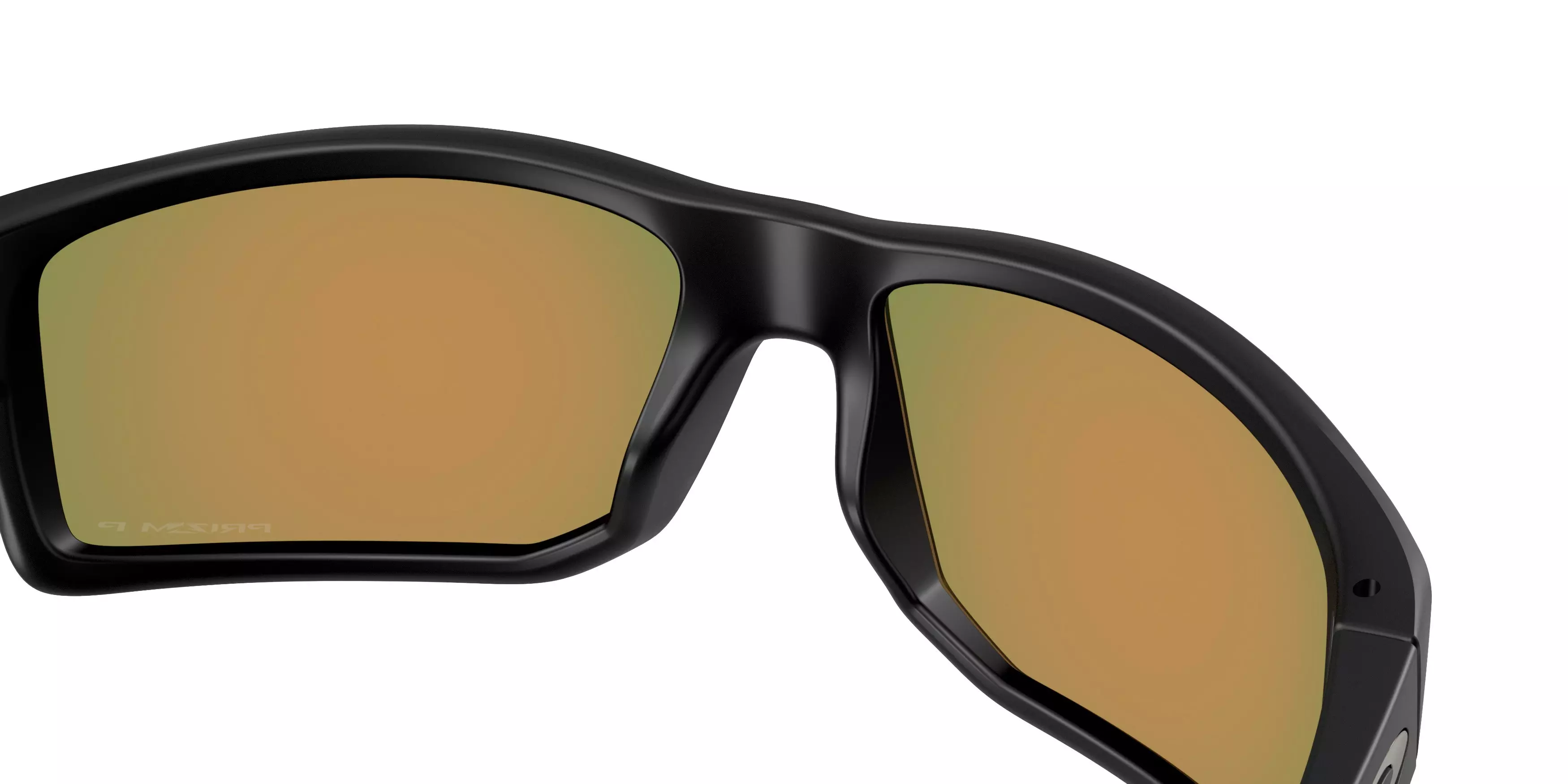 Oakley Gibston XL Prizm Ruby Polar Sunglasses - Matte Black - BLACK/RED