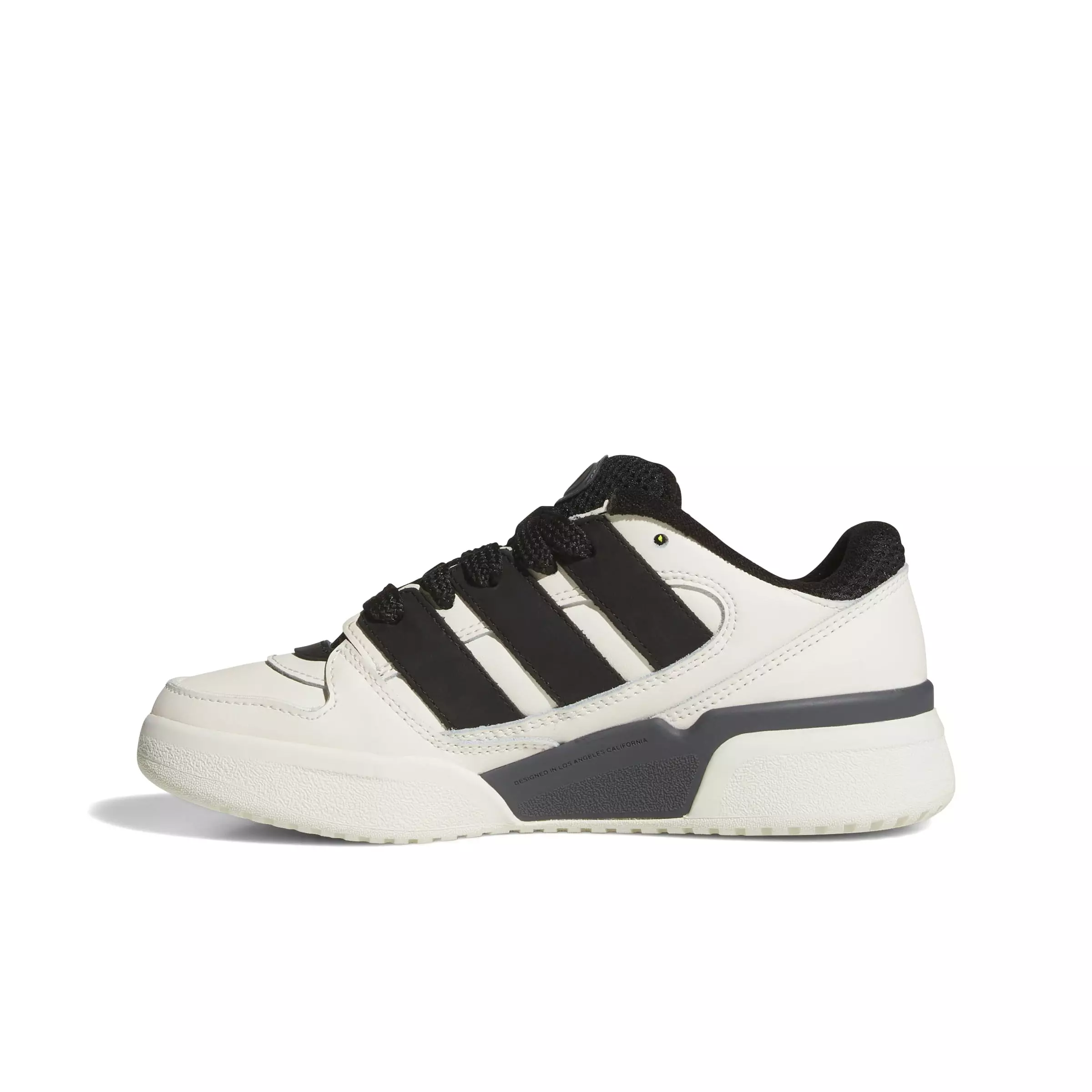 adidas Forum2000 "Off White/Core Black/Grey Six" Grade School Boys' Shoe - OFF WHITE/BLACK/GREY