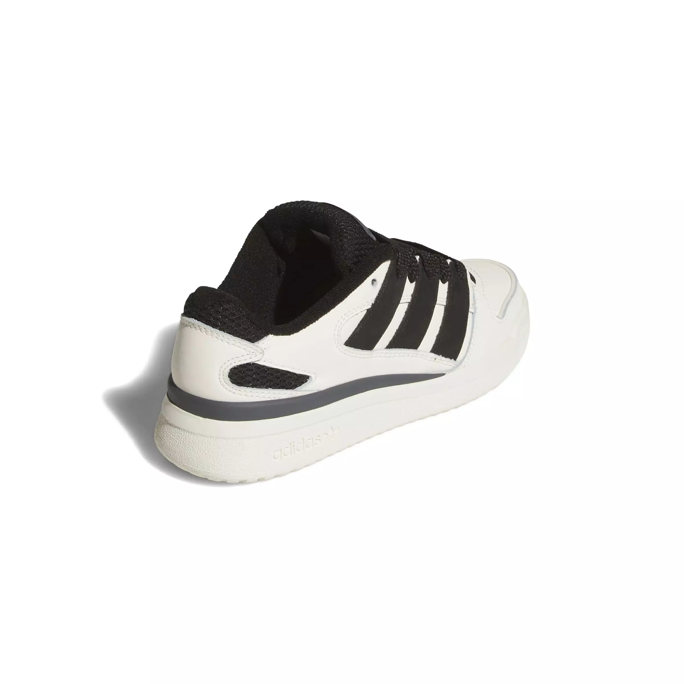 adidas Forum2000 "Off White/Core Black/Grey Six" Grade School Boys' Shoe - OFF WHITE/BLACK/GREY