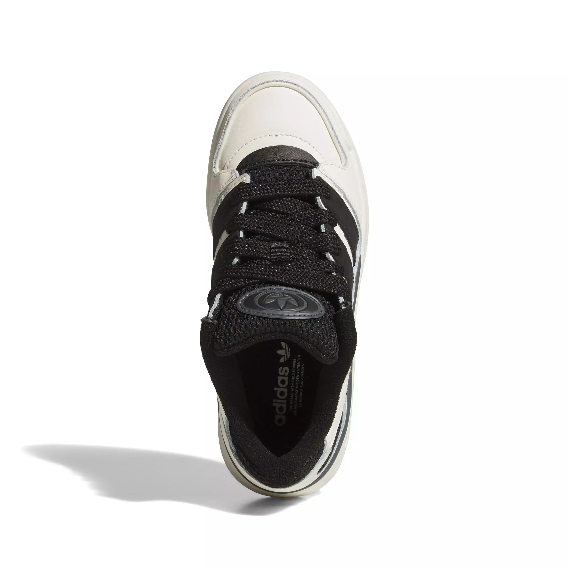 adidas Forum2000 "Off White/Core Black/Grey Six" Grade School Boys' Shoe - OFF WHITE/BLACK/GREY