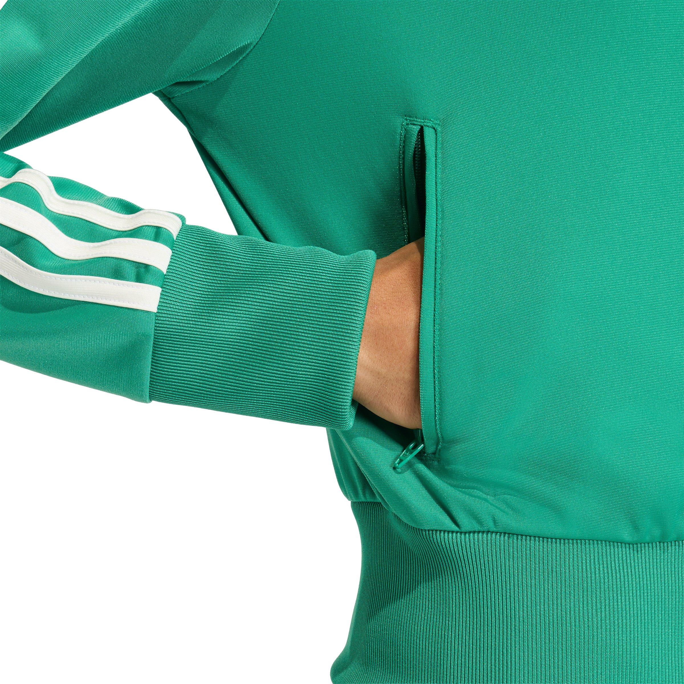 adidas Originals Women's Firebird Classic Track Jacket - Green - GREEN Thumbnail View 3