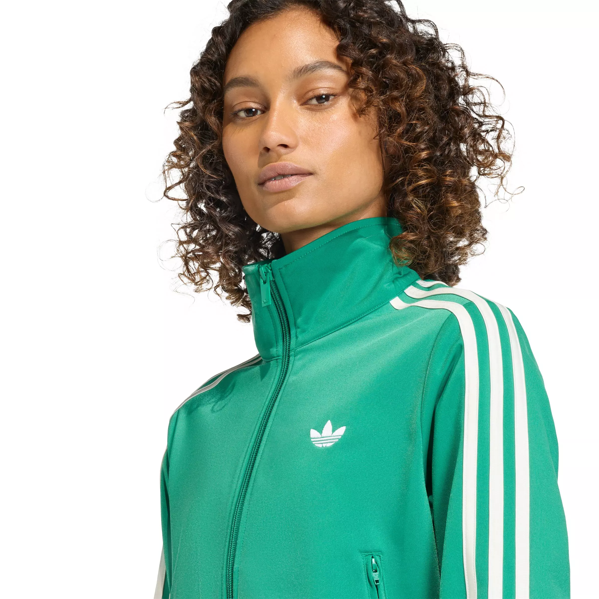 adidas Originals Women's Firebird Classic Track Jacket - Green - GREEN