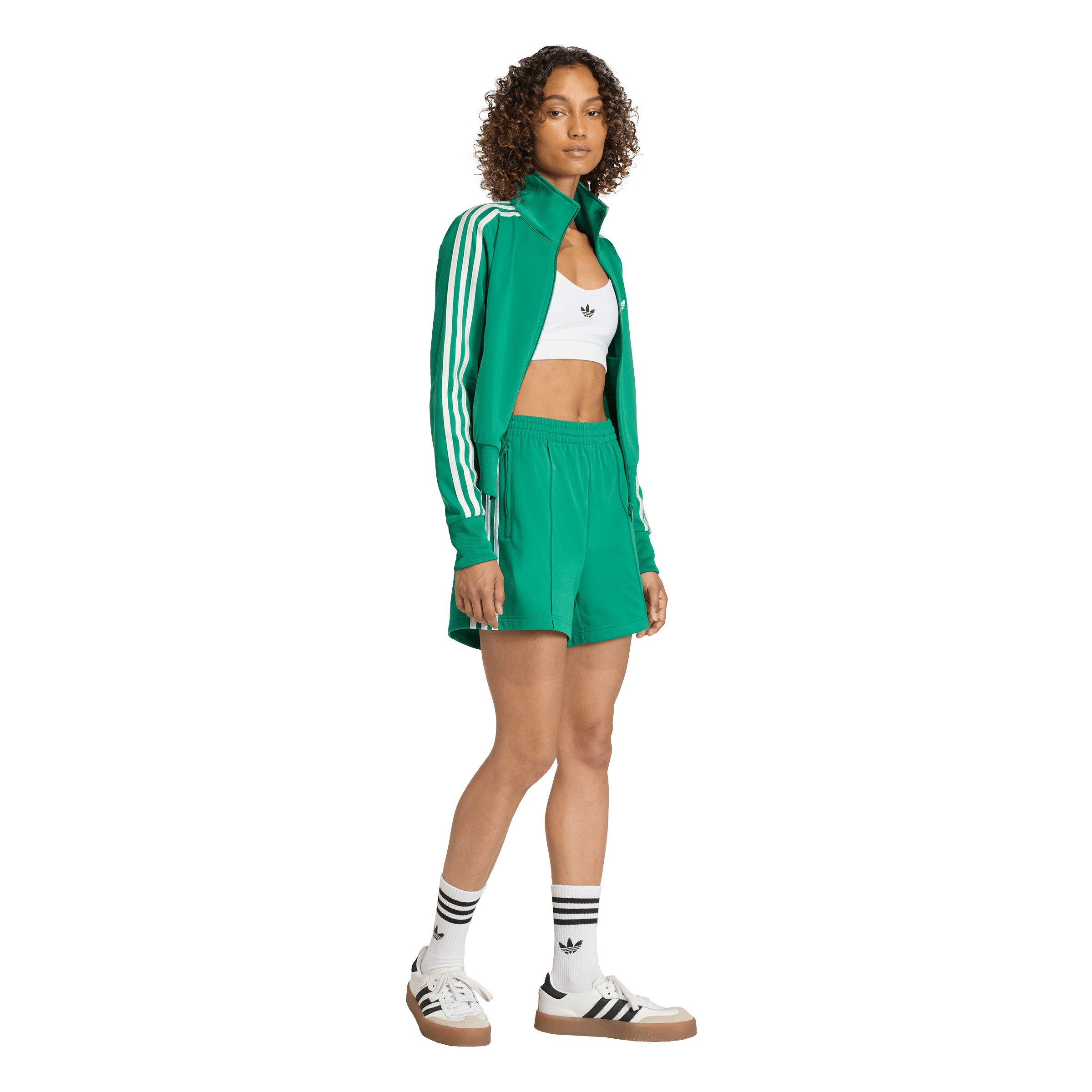 adidas Originals Women's Firebird Classic Track Jacket - Green - GREEN Thumbnail View 5