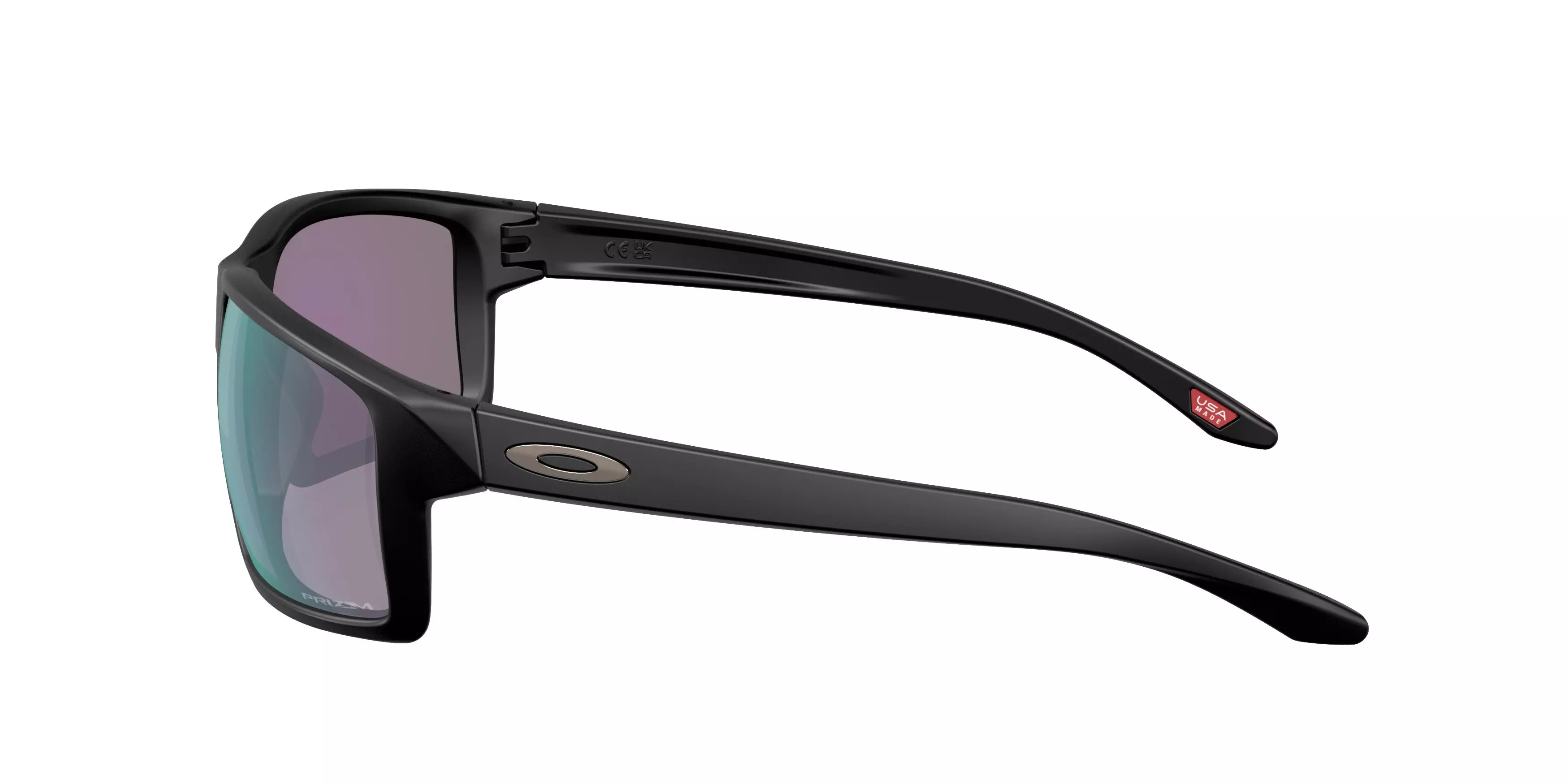 Oakley Gibston XL Prizm Jade Sunglasses - Matte Black - BLACK/GREEN