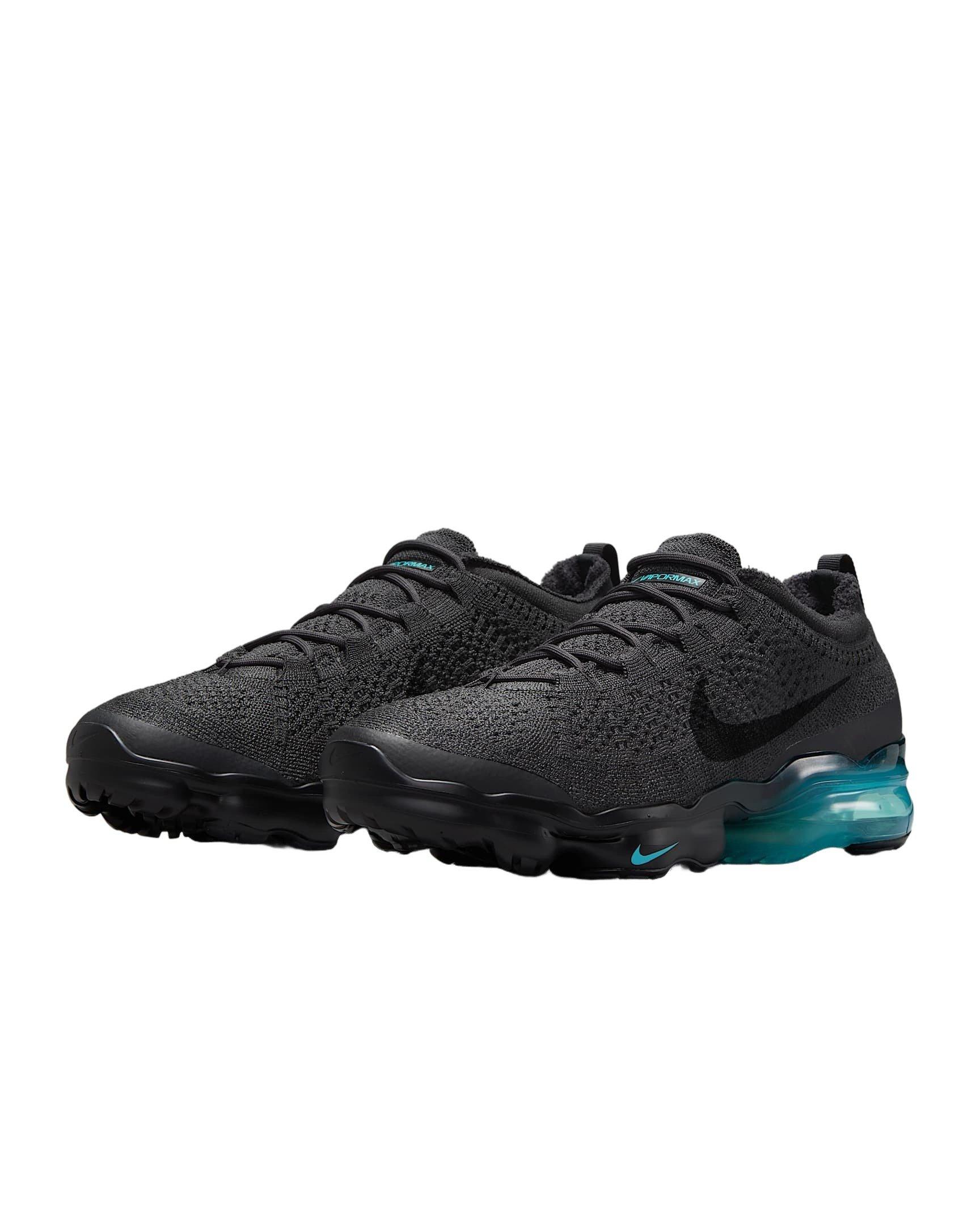 Nike Air VaporMax 2023 Flyknit "Dark Smoke Grey/Dusty Cactus/Volt/Black" Men's Shoe - DK SMOKE GREY/CACTUS/BLACK Thumbnail View 4