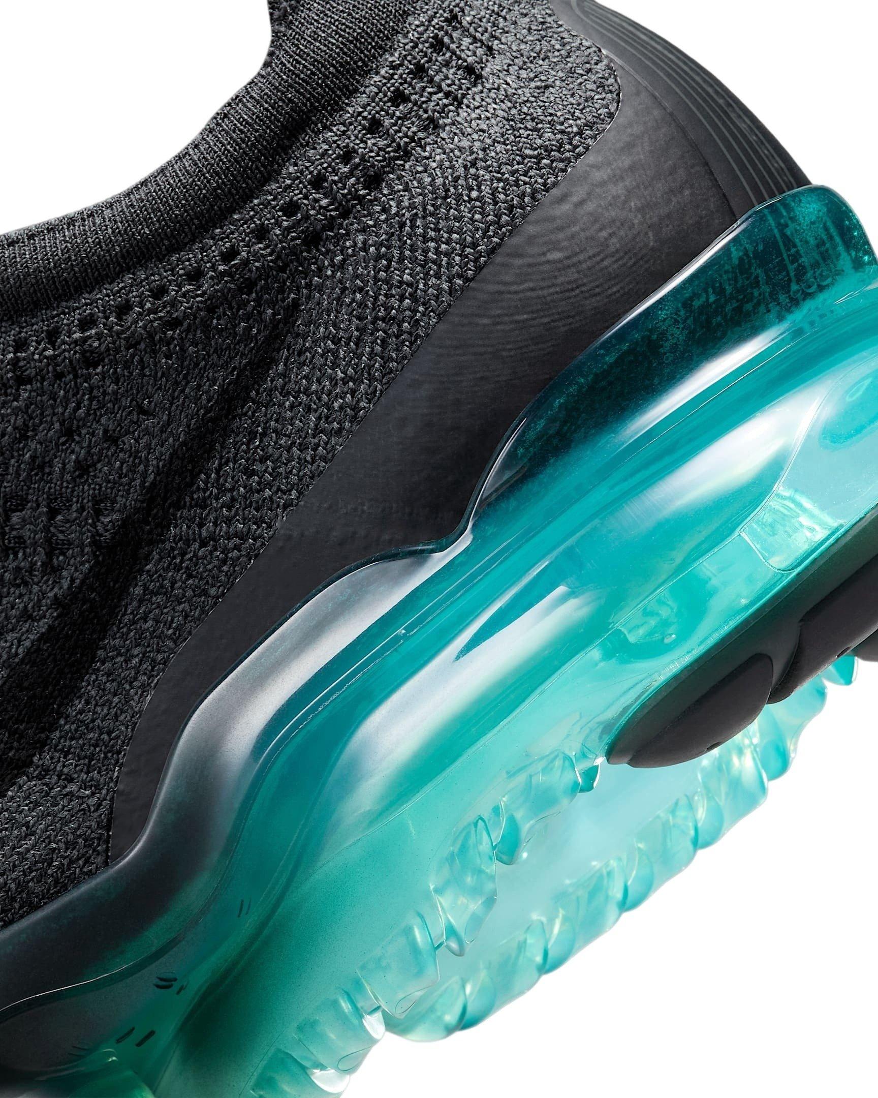 Nike Air VaporMax 2023 Flyknit "Dark Smoke Grey/Dusty Cactus/Volt/Black" Men's Shoe - DK SMOKE GREY/CACTUS/BLACK Thumbnail View 7