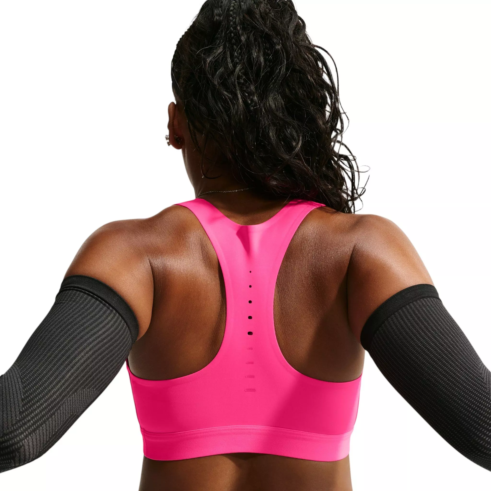 Nike Women's Swift High-Support Lightly Lined Sports Bra - Pink - PINK