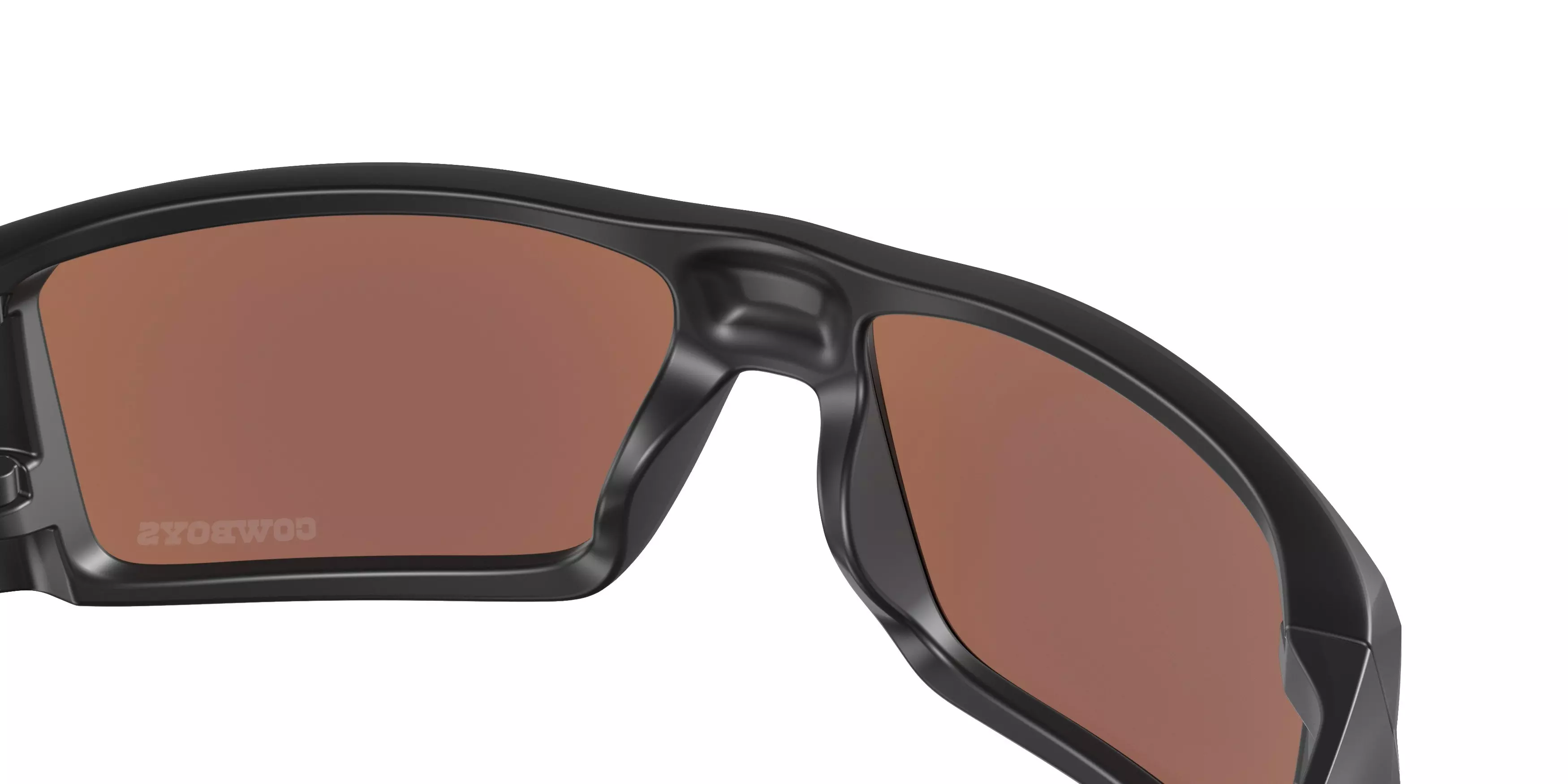 Oakley Heliostat Prizm Deep Water Polarized Sunglasses - Matte Black - BLACK/BLUE